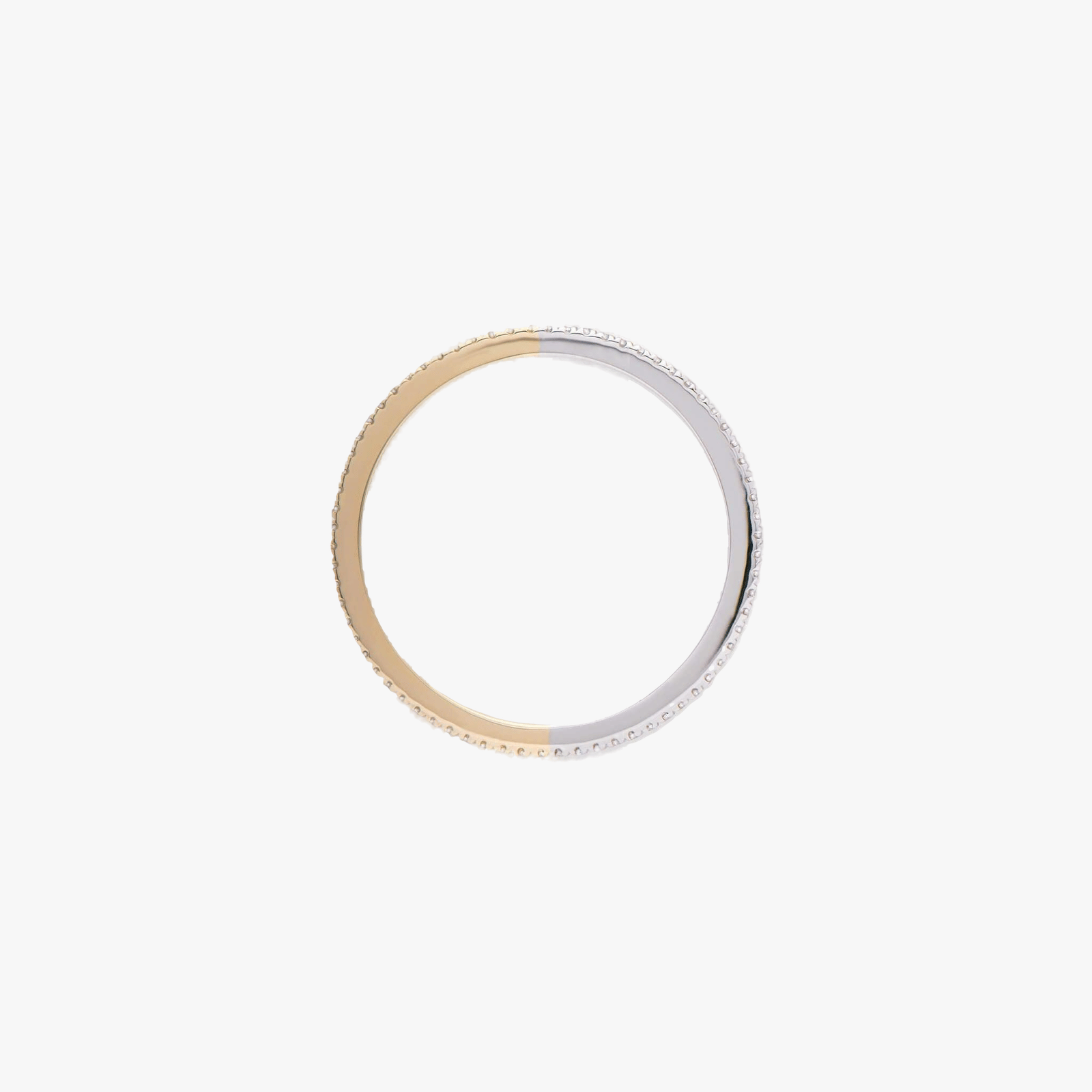 HERA RING - WHITE DIAMONDS & WHITE/YELLOW GOLD made by ENNUI