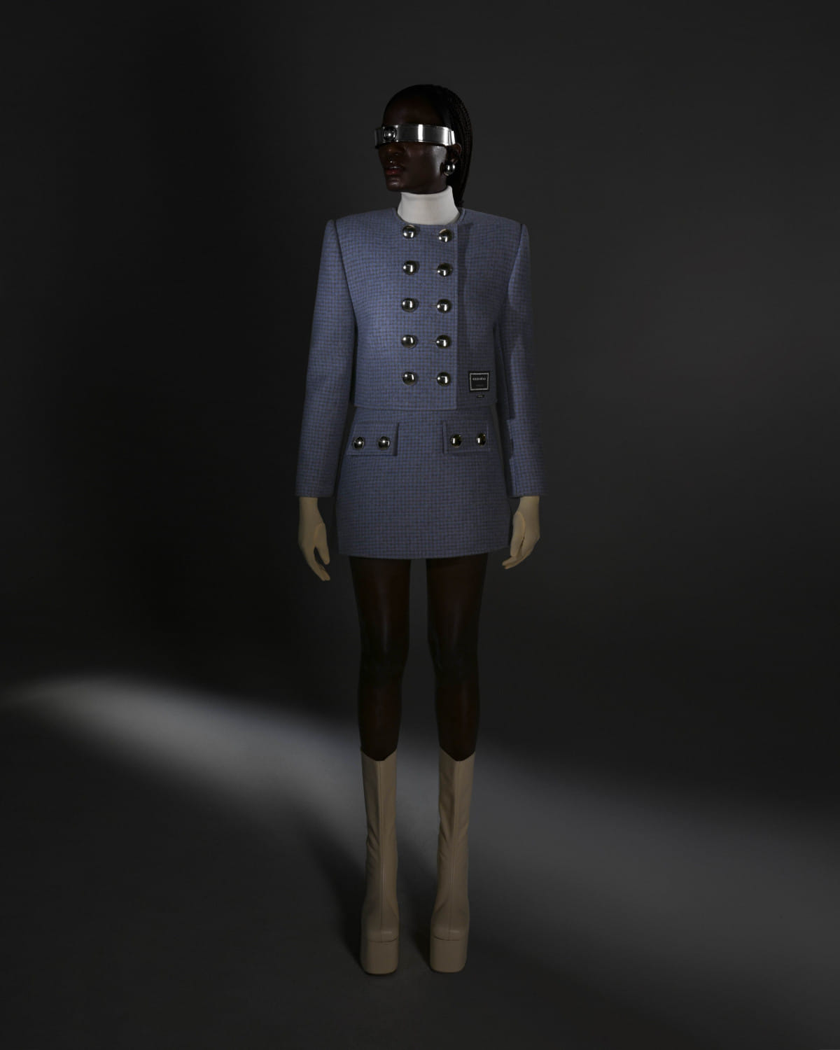 A-LINE MINI SKIRT made by KEBURIA