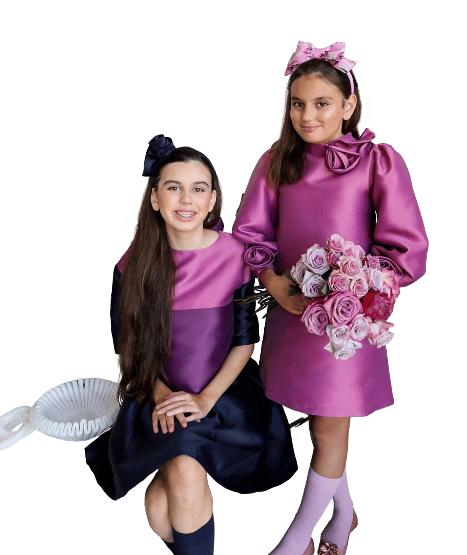 Bow Nuance Girls Outfit | 2 Pieces made by Mama Luma