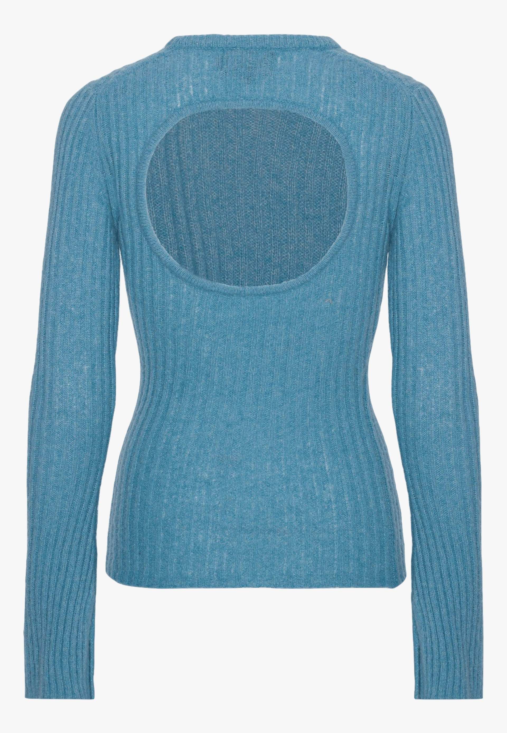 Lima Knit Blouse - Dust Blue made by HERSKIND