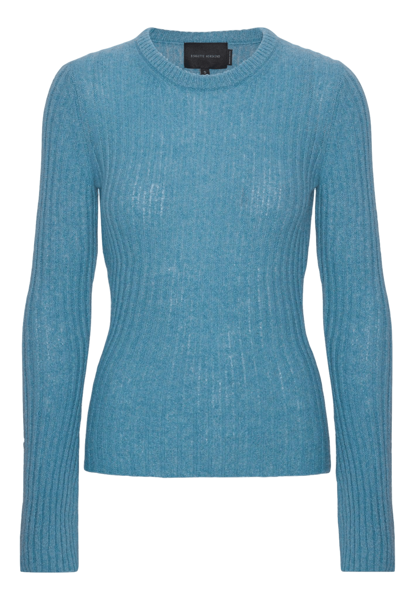 Lima Knit Blouse - Dust Blue made by HERSKIND