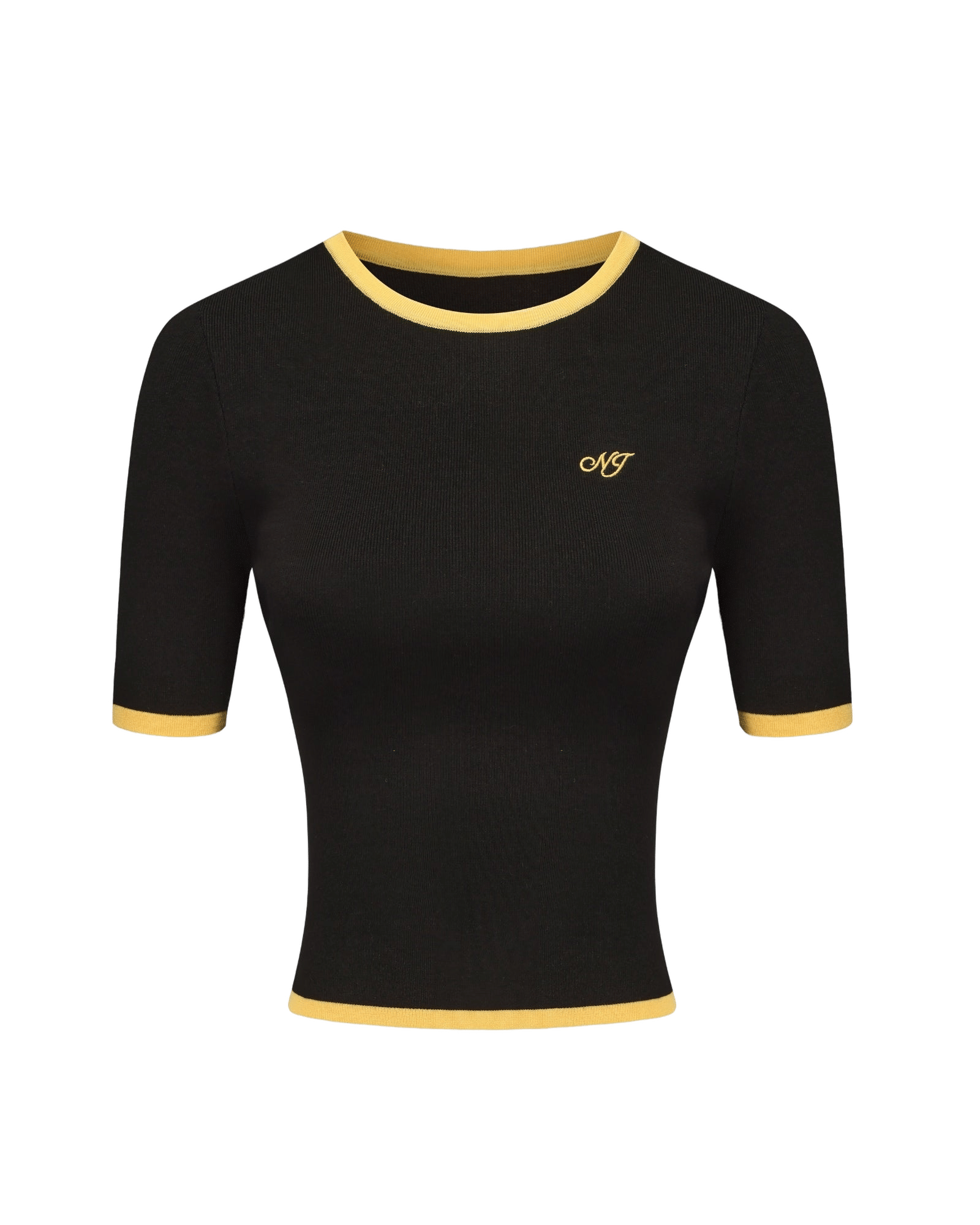 Luna Top (Black & Yellow) made by Nana Jacqueline