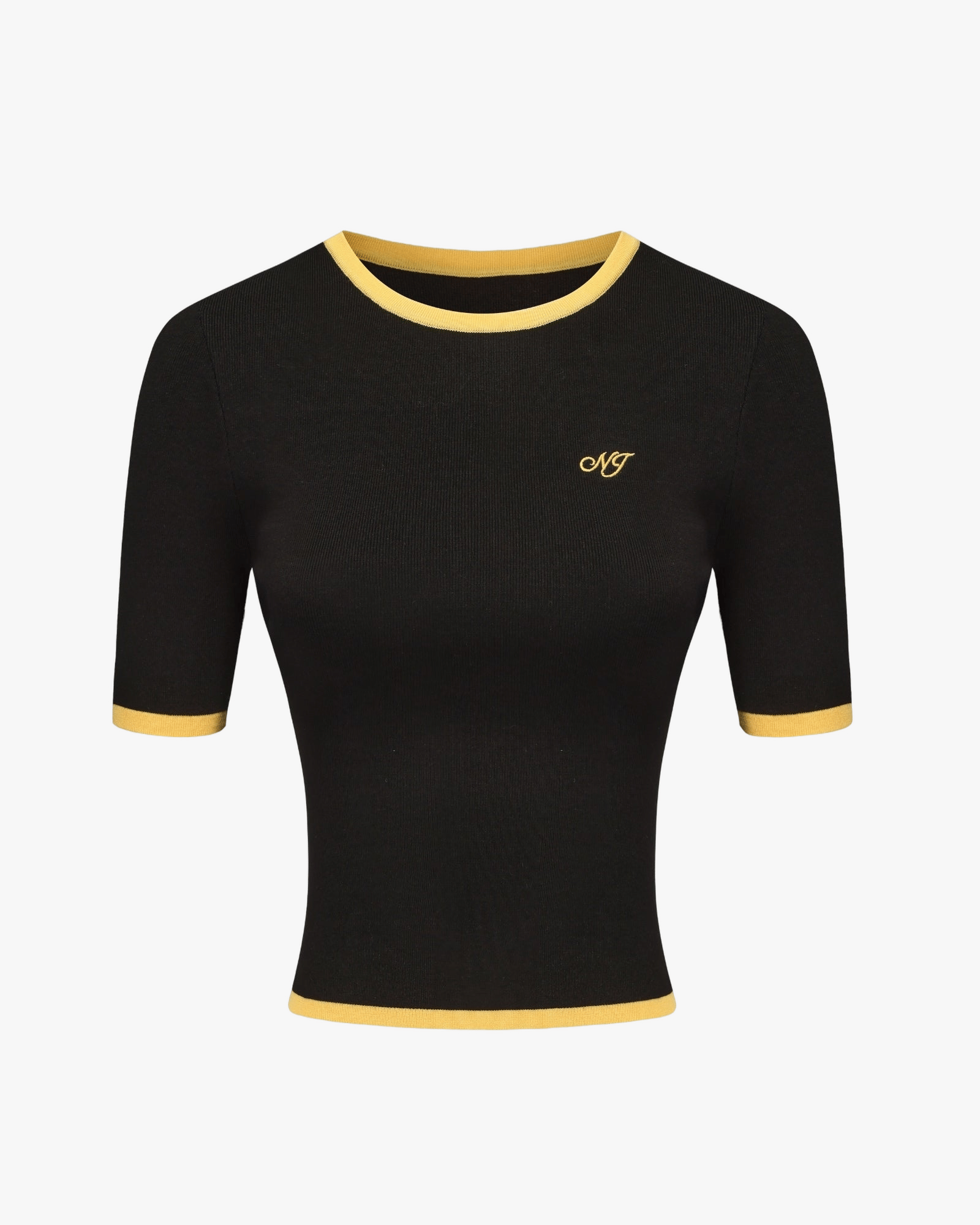 Luna Top (Black & Yellow) made by Nana Jacqueline