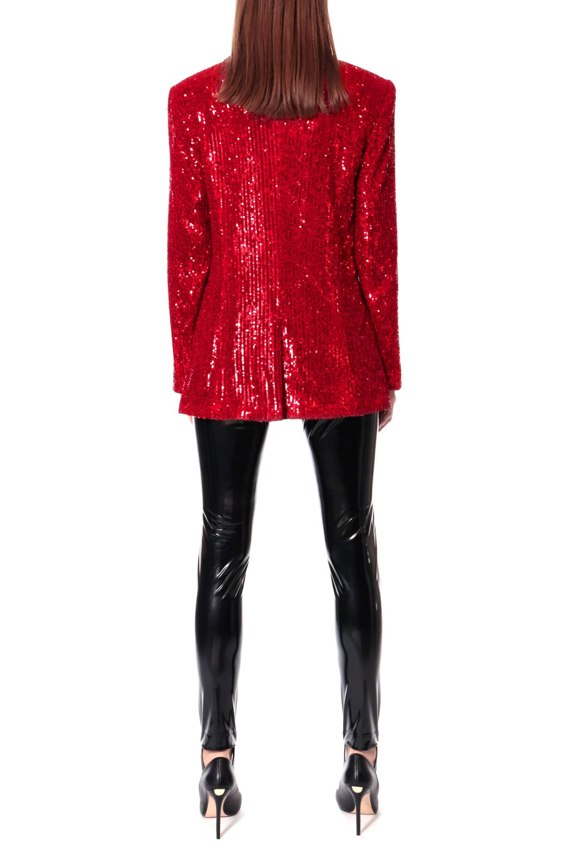 Blazer Holly Brilliant Ruby in Red made by HALEWSKI