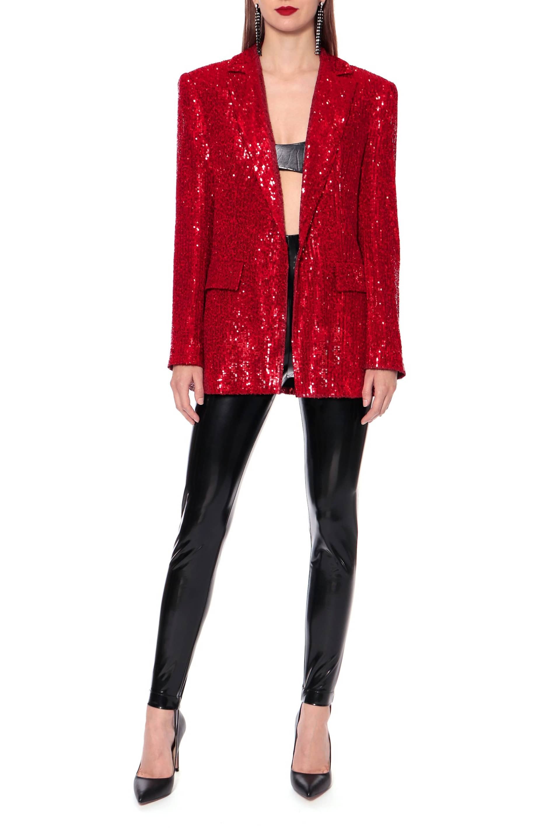 Blazer Holly Brilliant Ruby in Red made by HALEWSKI