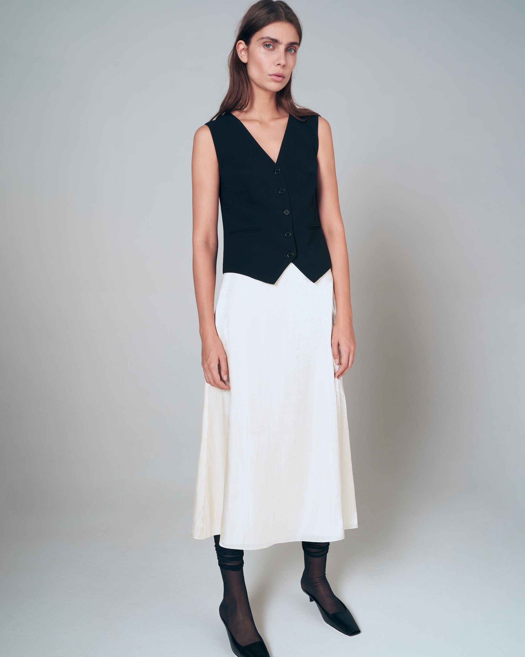 A-line midi skirt made by A.M.G