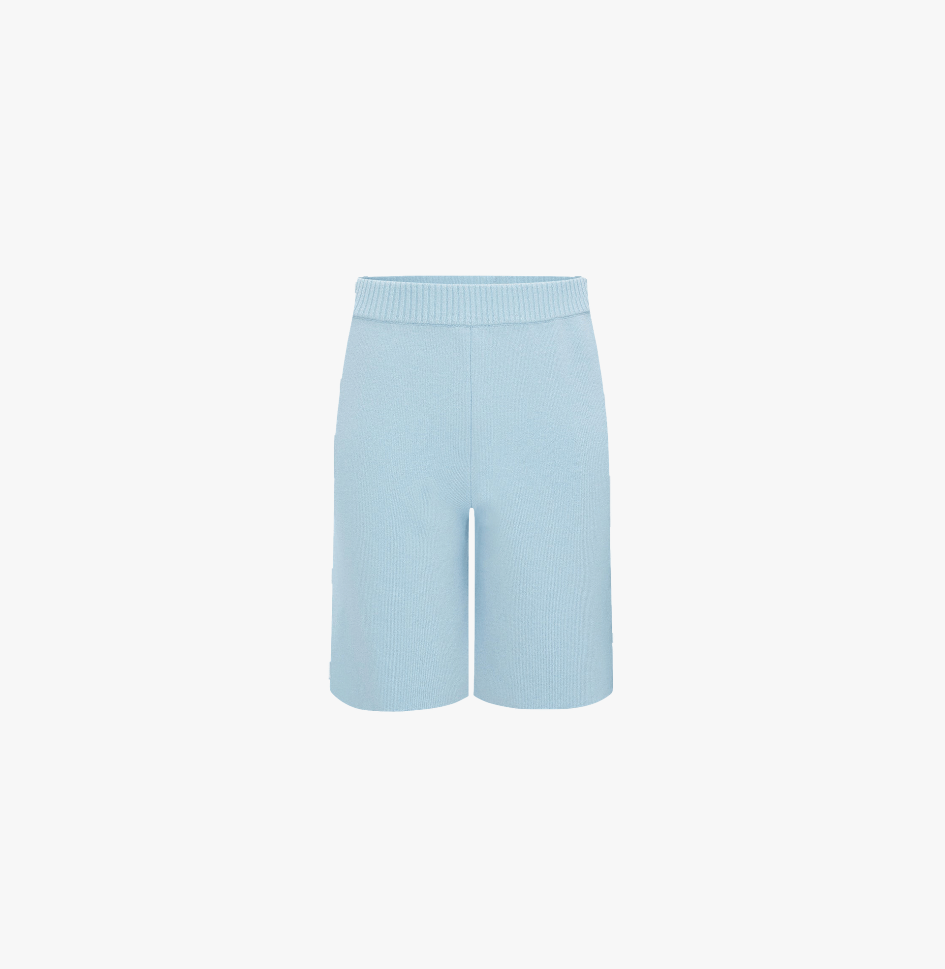 CASHMERE SHORTS in Blue made by CRUSH Collection
