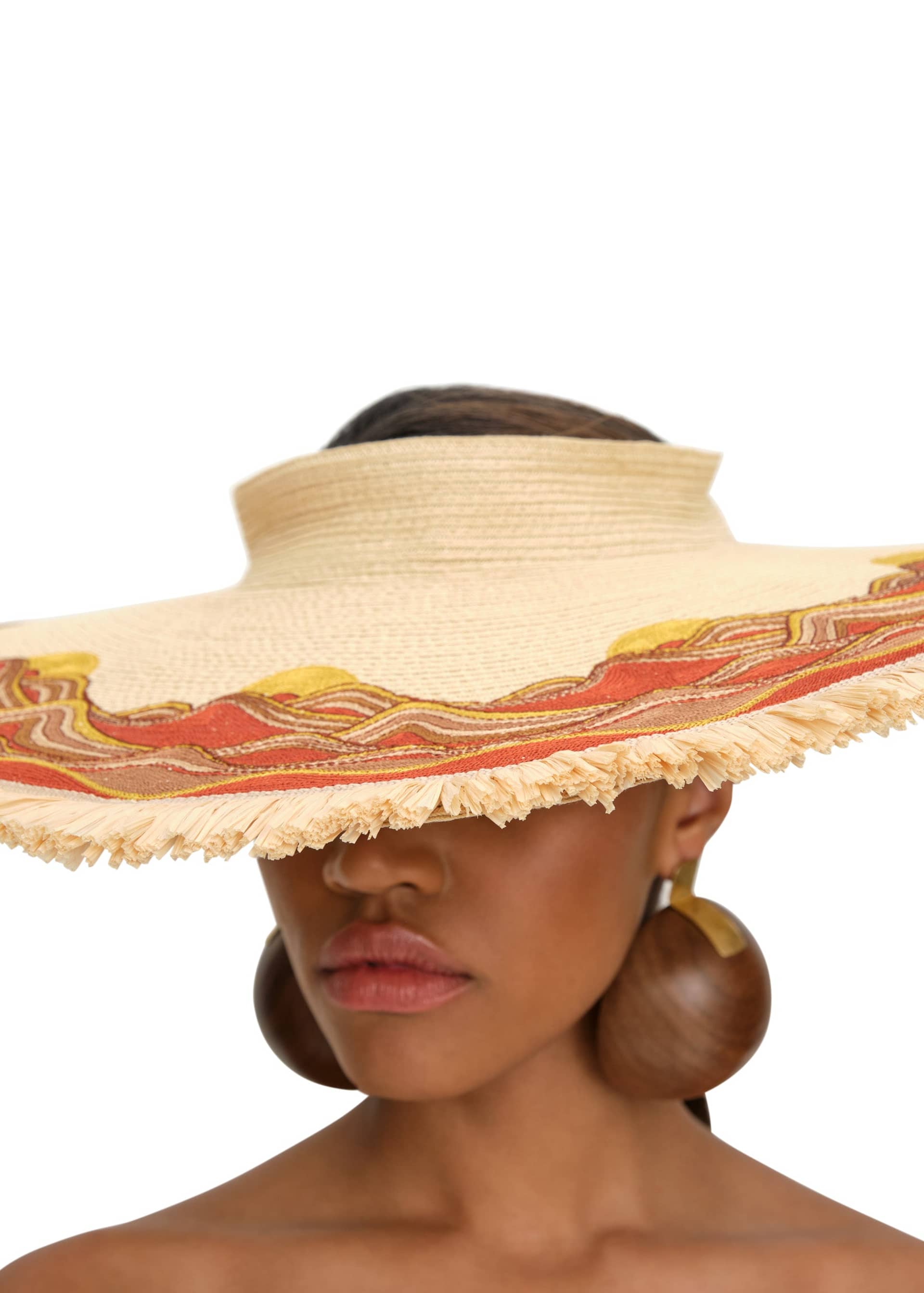 ILLO HAT in Beige made by Andrea Iyamah