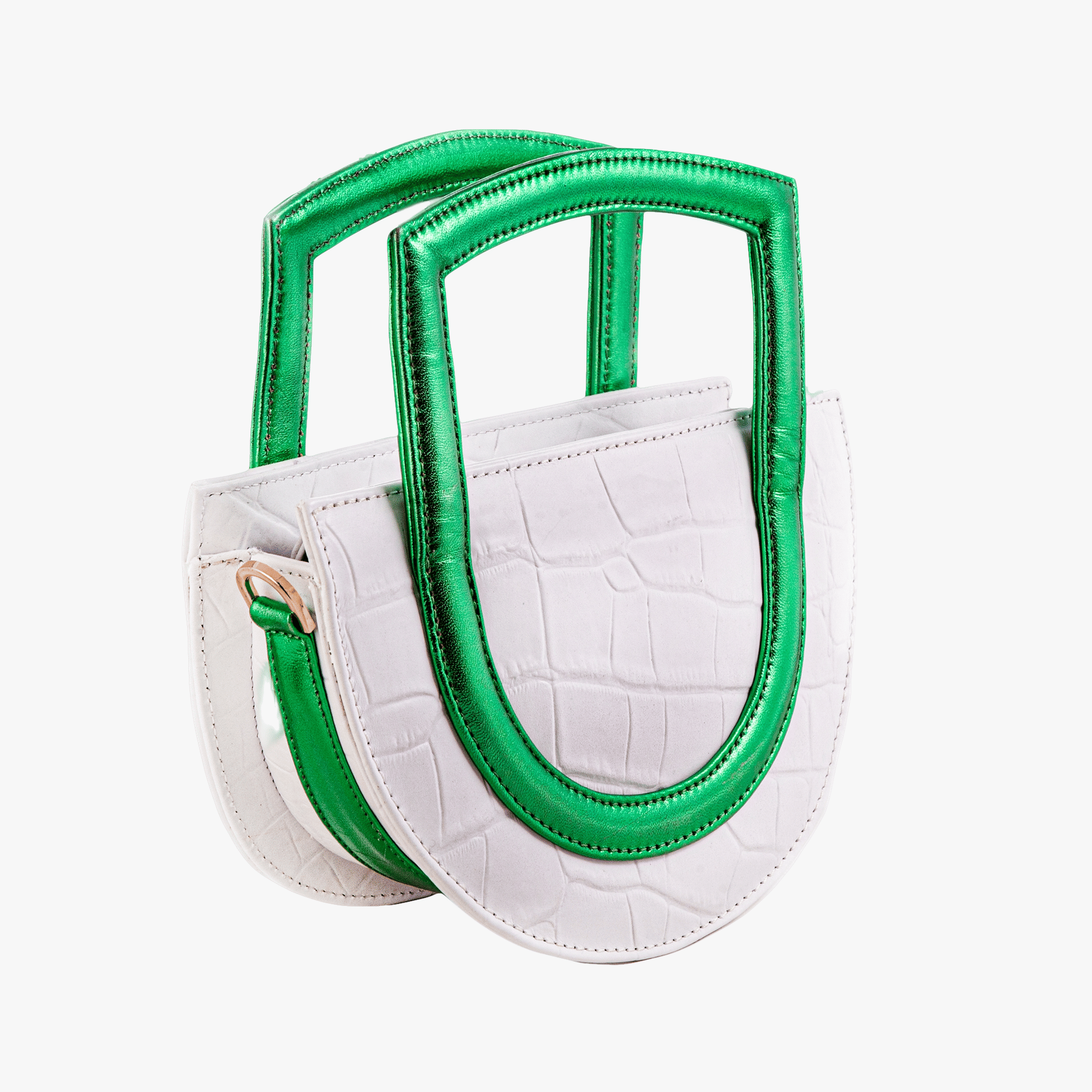 Sukoon - White - Top Handle bag made by ALIEL