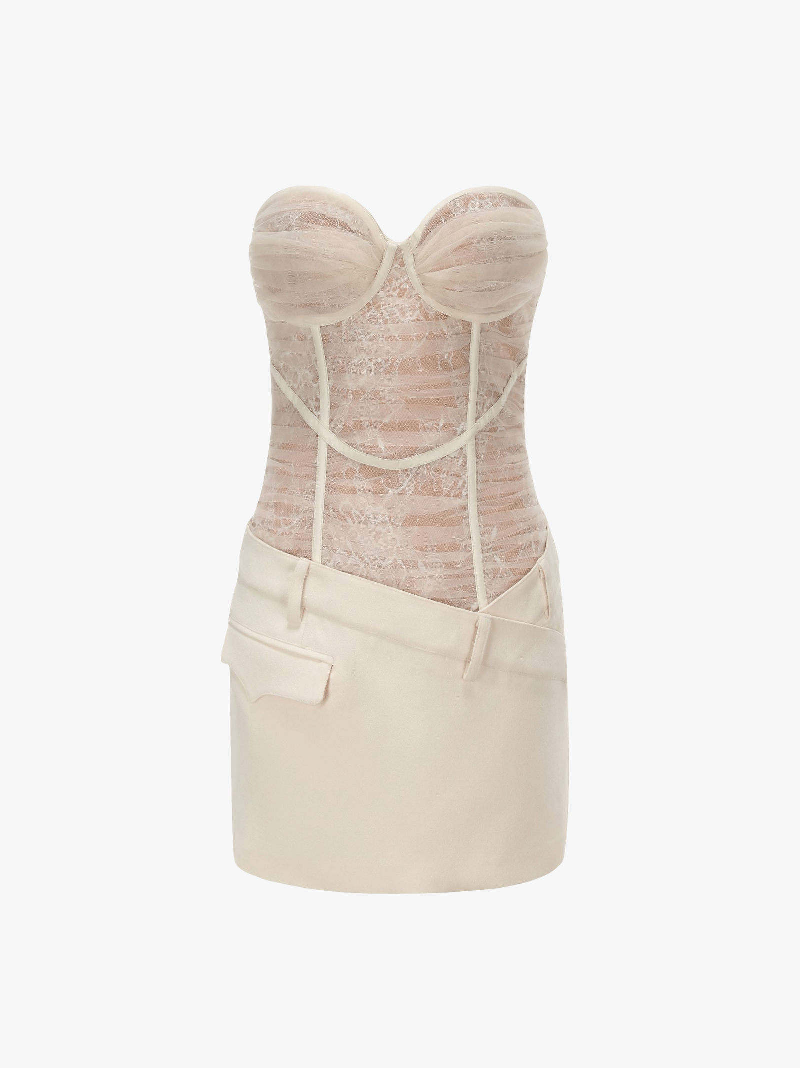 Jane Lace Dress (White) in White made by Nana Jacqueline