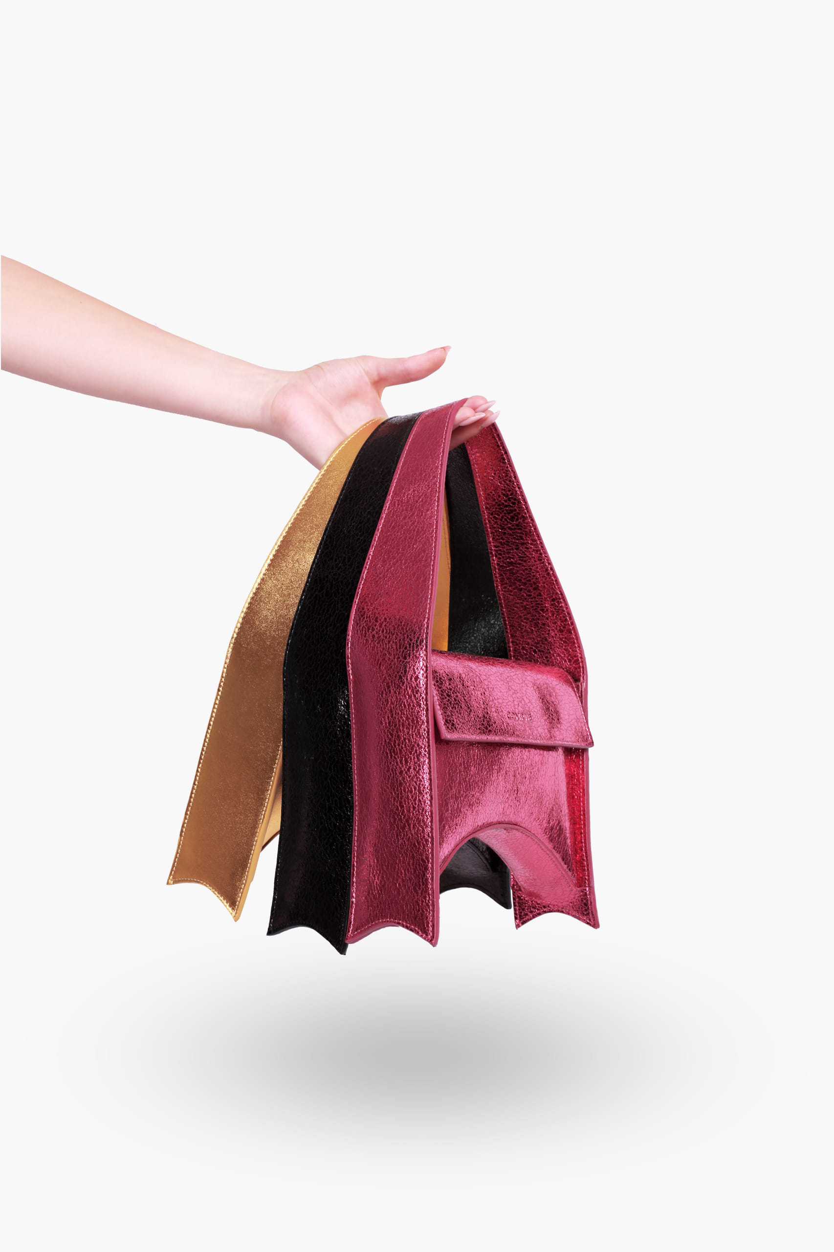 Compte Spain Hell Bag in Gold made by Compte Spain