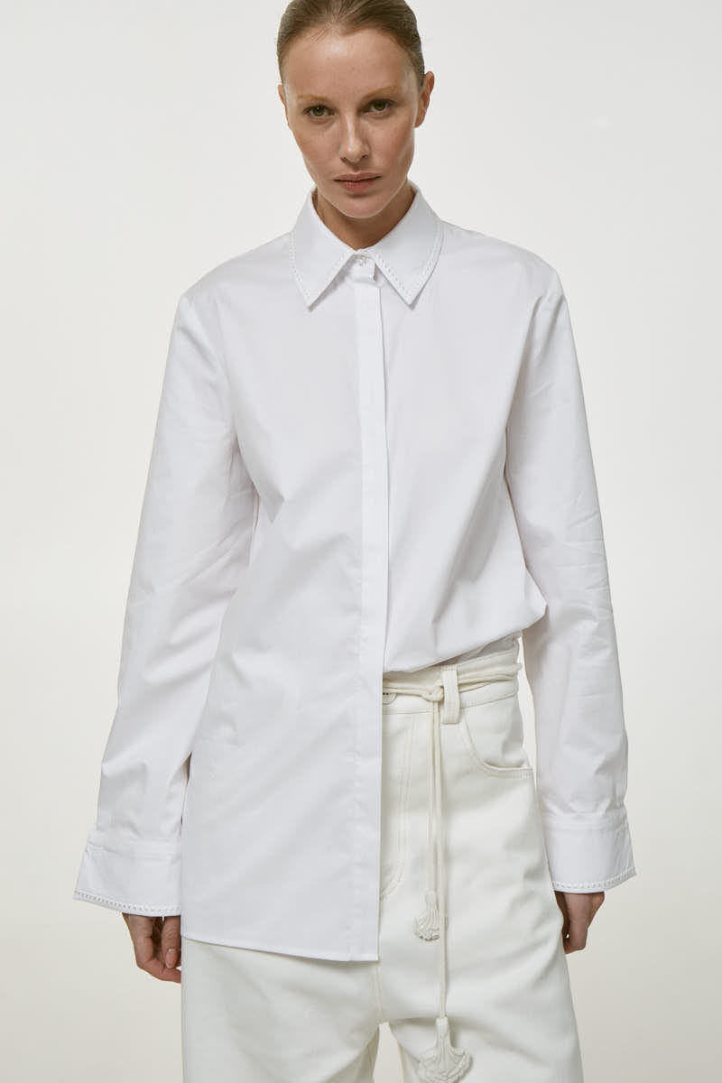 EMBROIDERED SHIRT made by DELEGAN Clothes