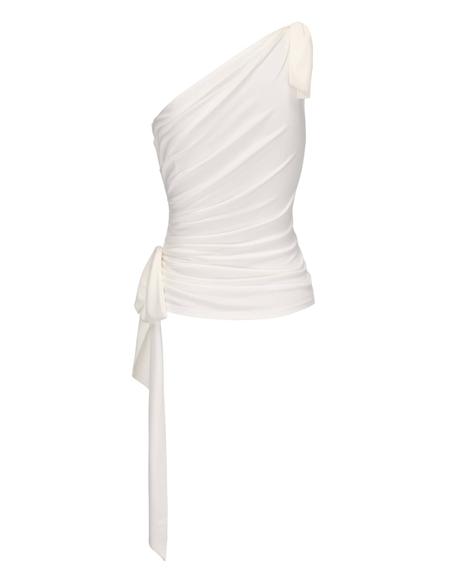 Liu Top (White) made by Nana Jacqueline