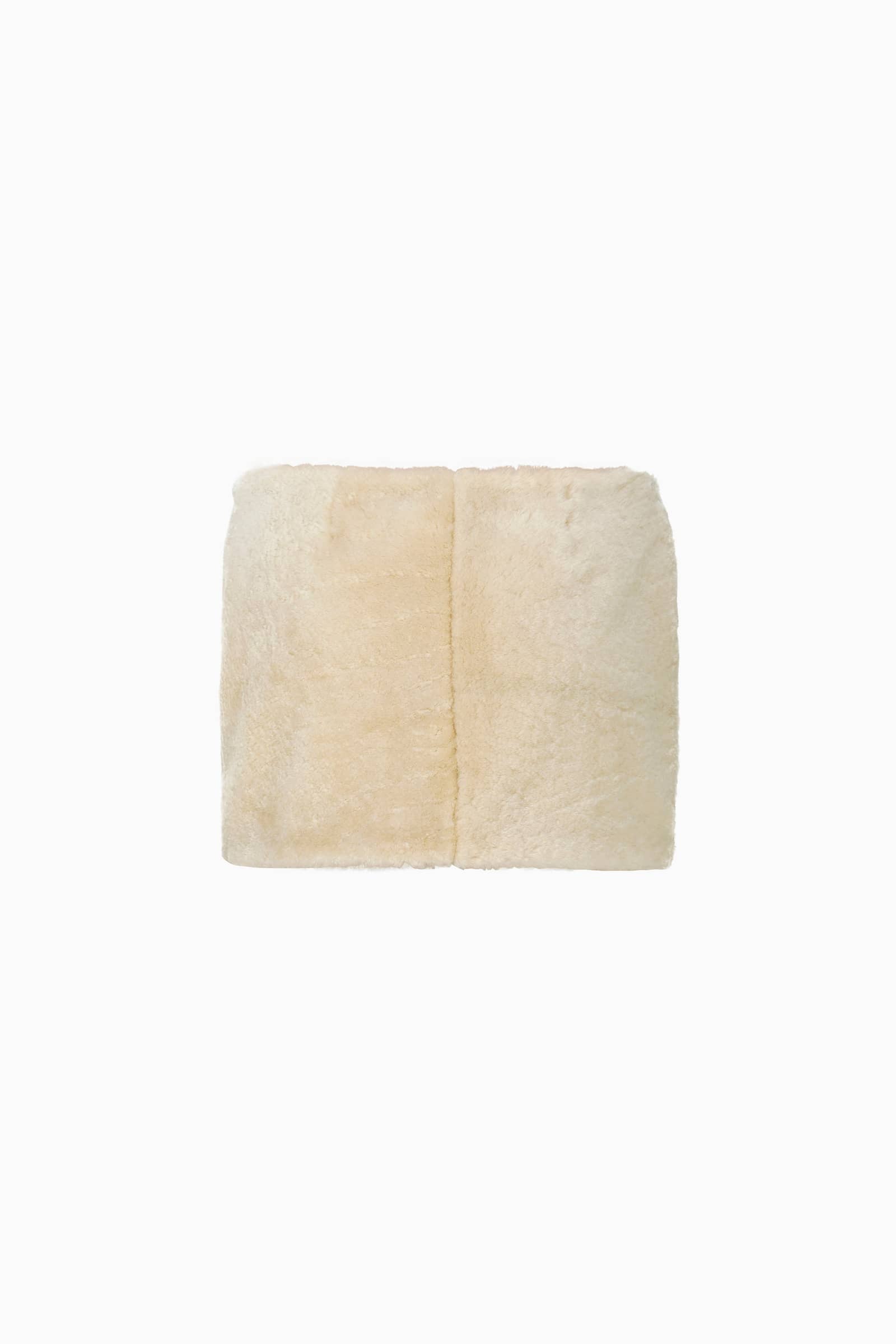Shearling Mini Skirt made by Szabo Sihag