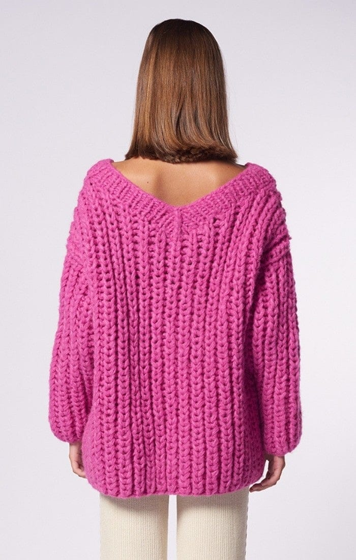 PAPAYA sweater in Pink made by AYNI
