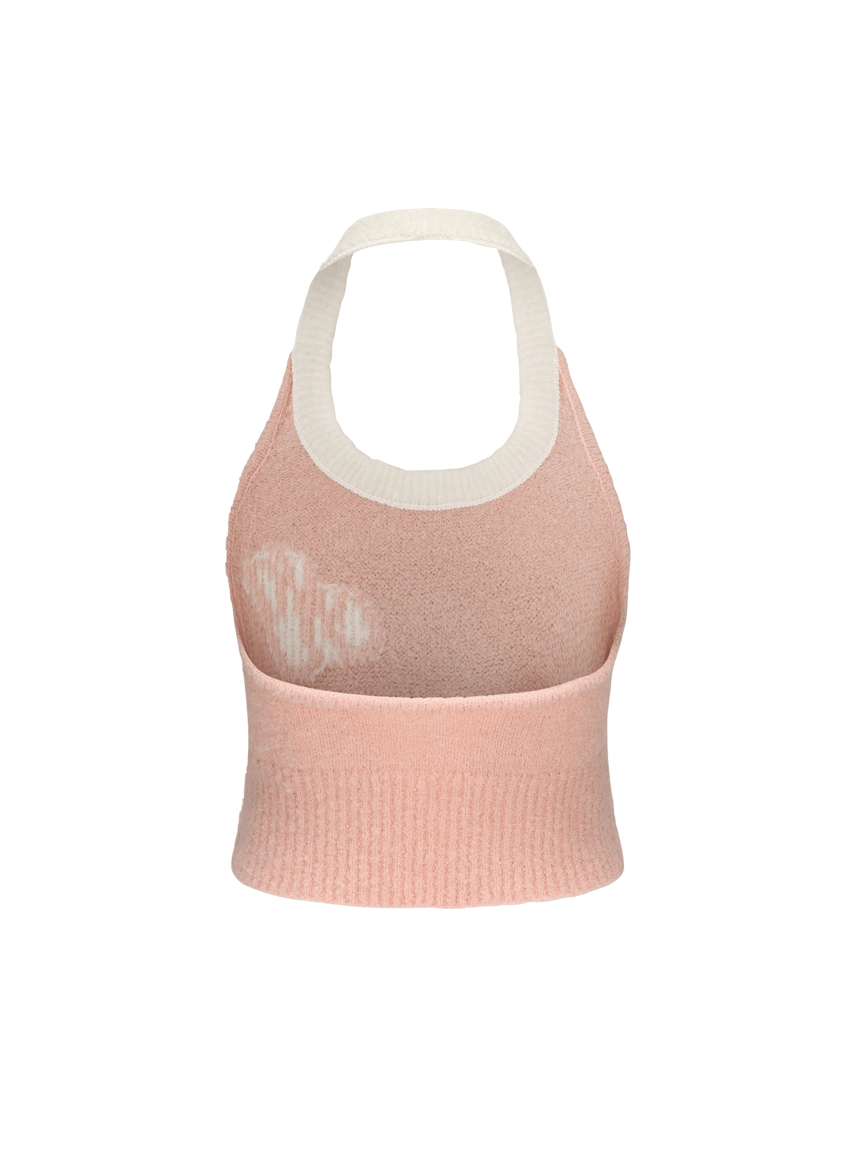Macie Knit Halter Top (Light Pink) (Final Sale) in Pink made by Nana Jacqueline