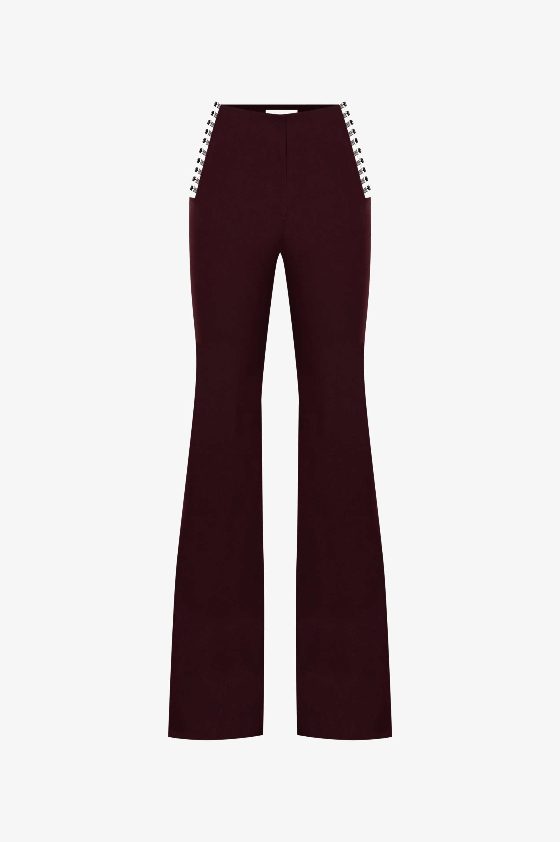 Power Trip Pants In Merlot made by Khela