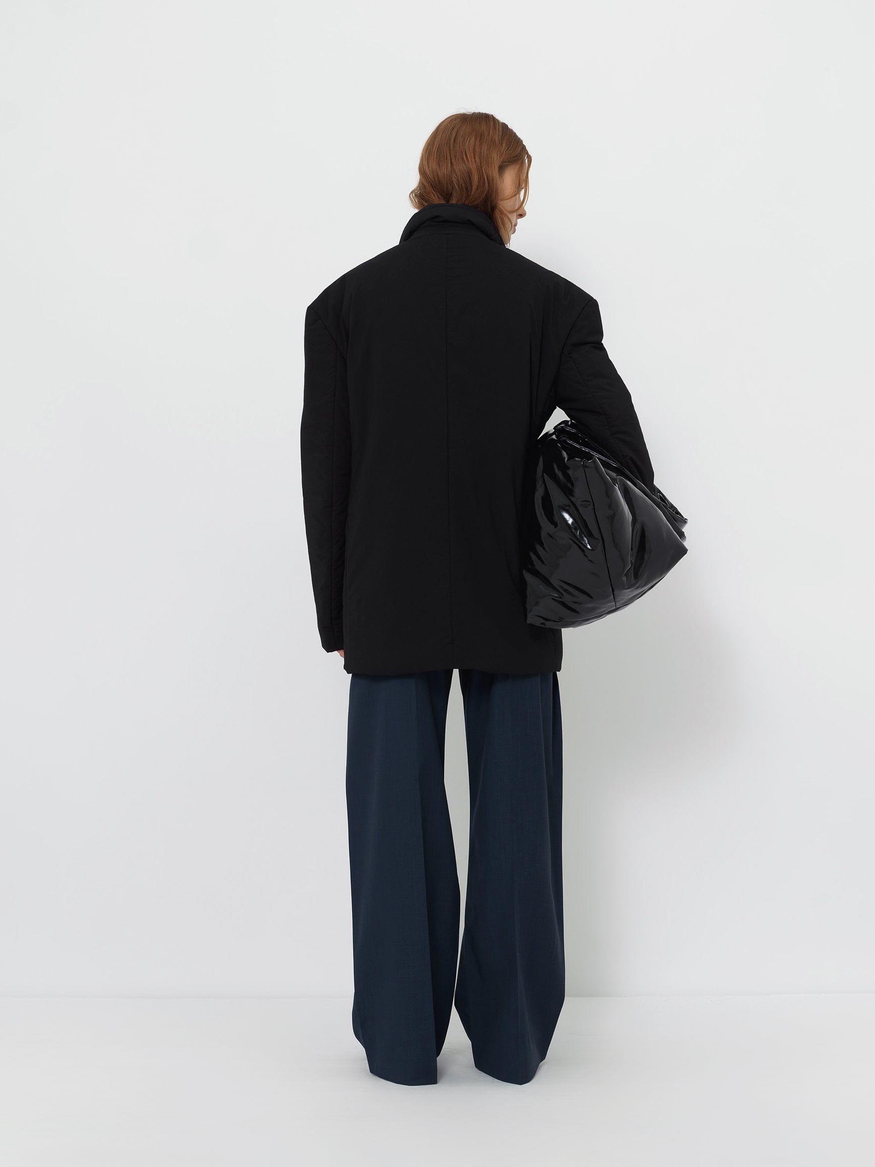 OVERSIZED DOUBLE-BREASTED PUFFER JACKET made by YIBRI