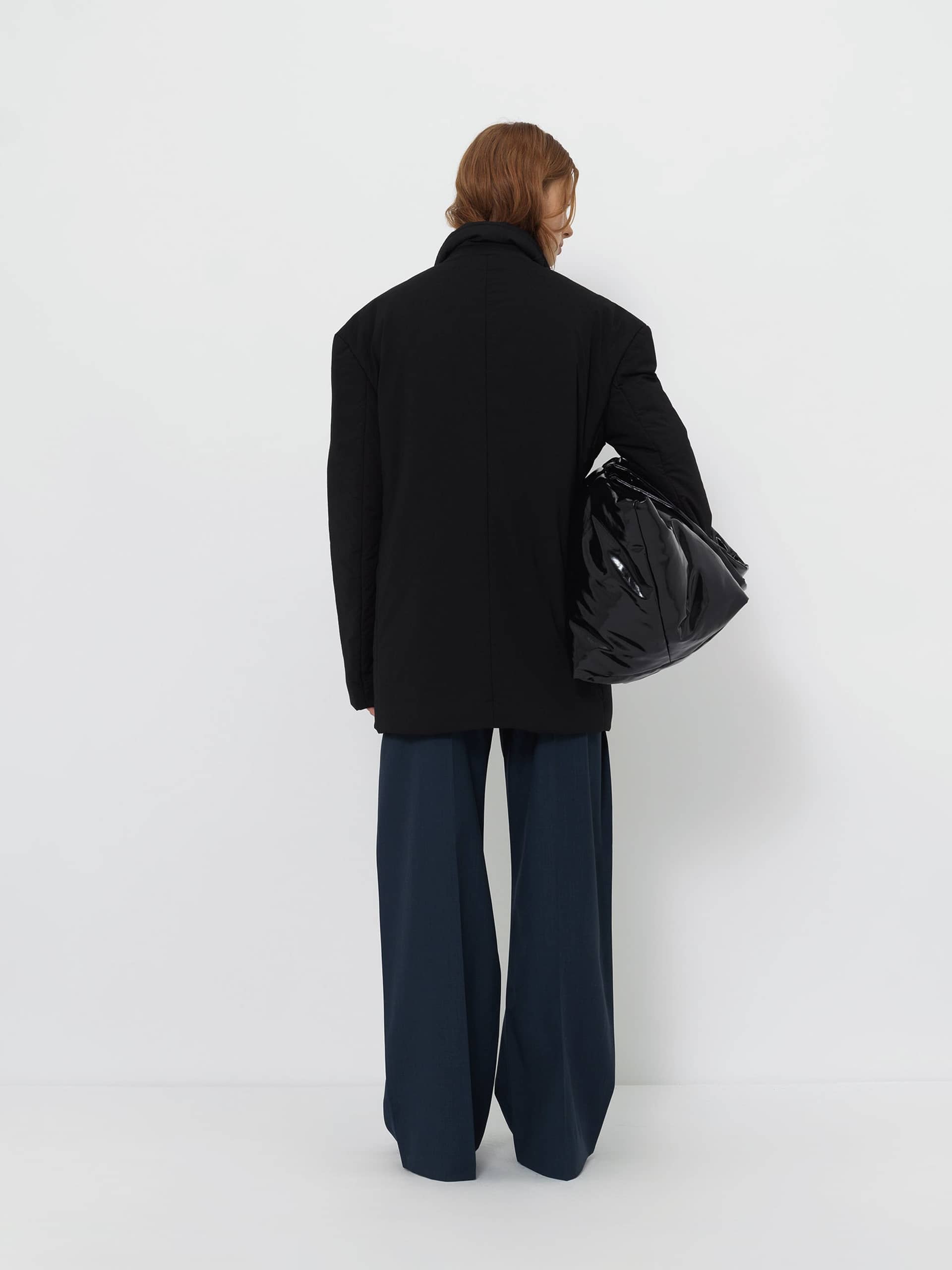 OVERSIZED DOUBLE-BREASTED PUFFER JACKET made by YIBRI