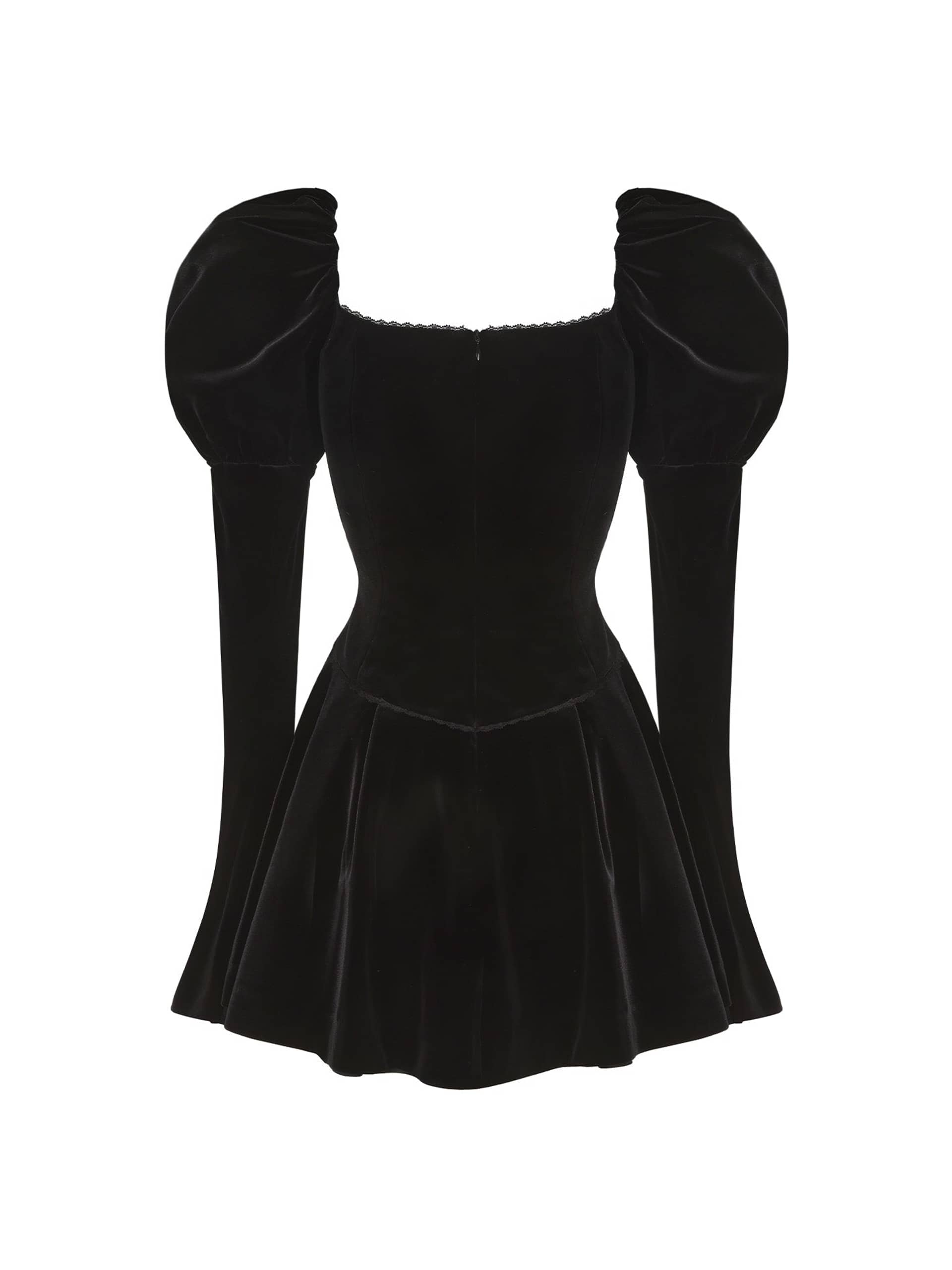 Evelyn Velvet Dress (Black) made by Nana Jacqueline