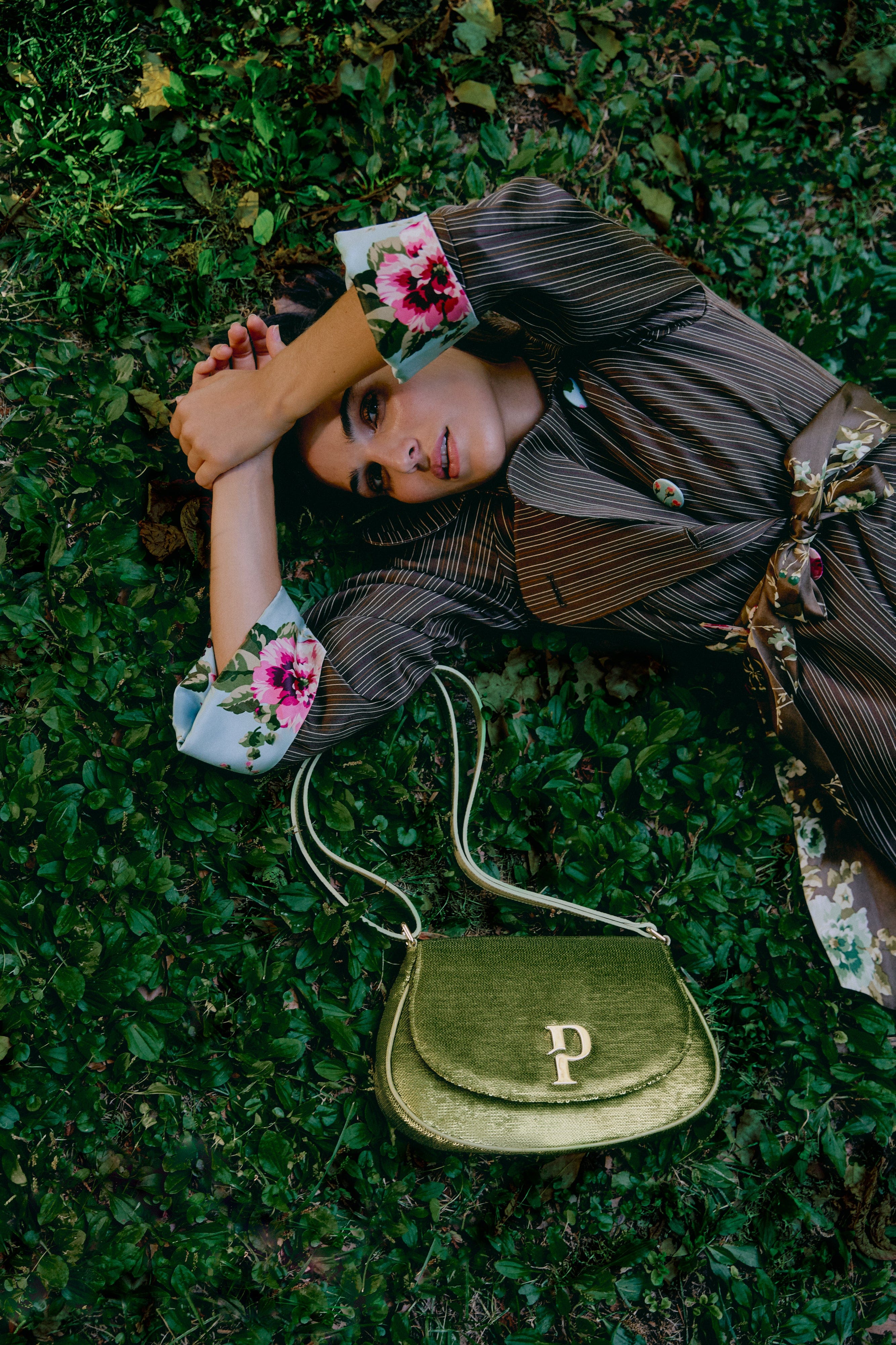 Paula sequins green made by Phialebel