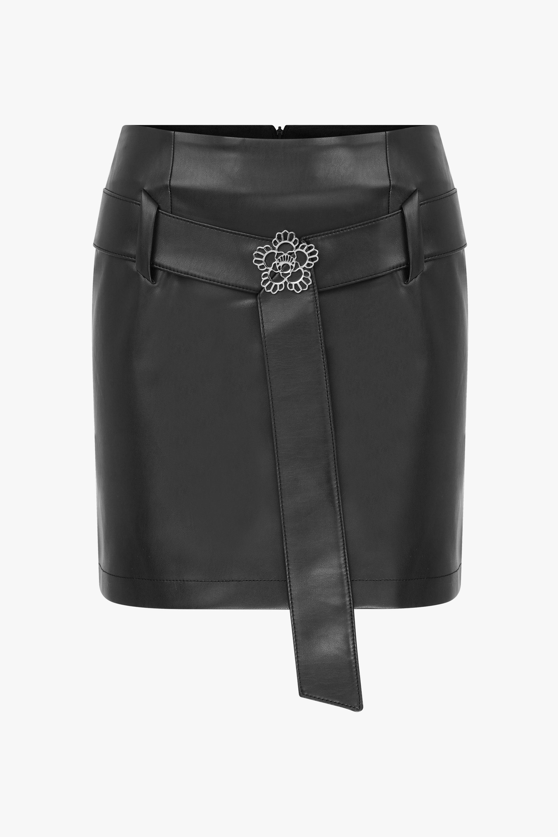 Romance in Leather Mini Skirt made by Declara