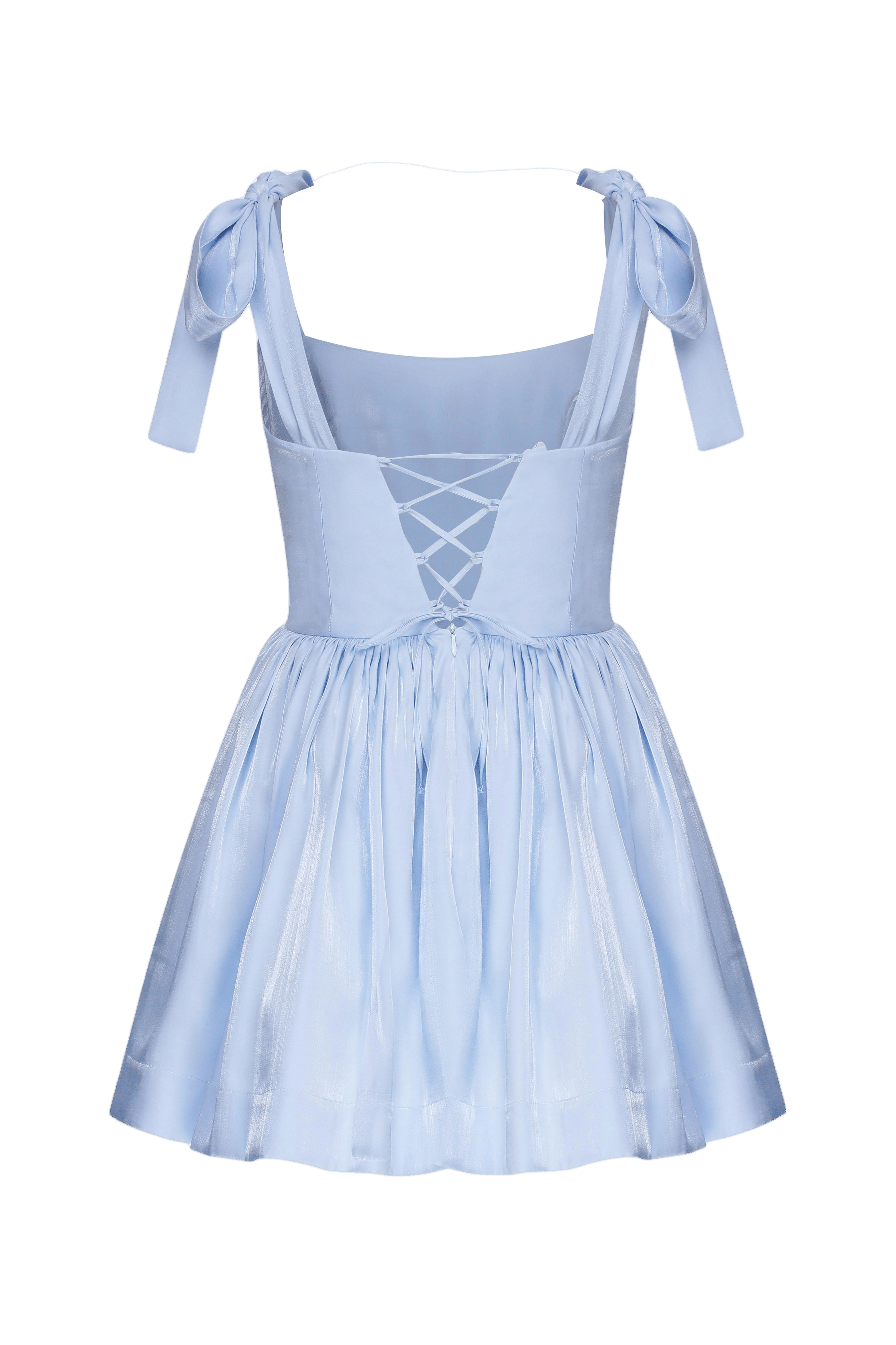 Sibby Baby Blue Dress in Blue made by Nazli Ceren