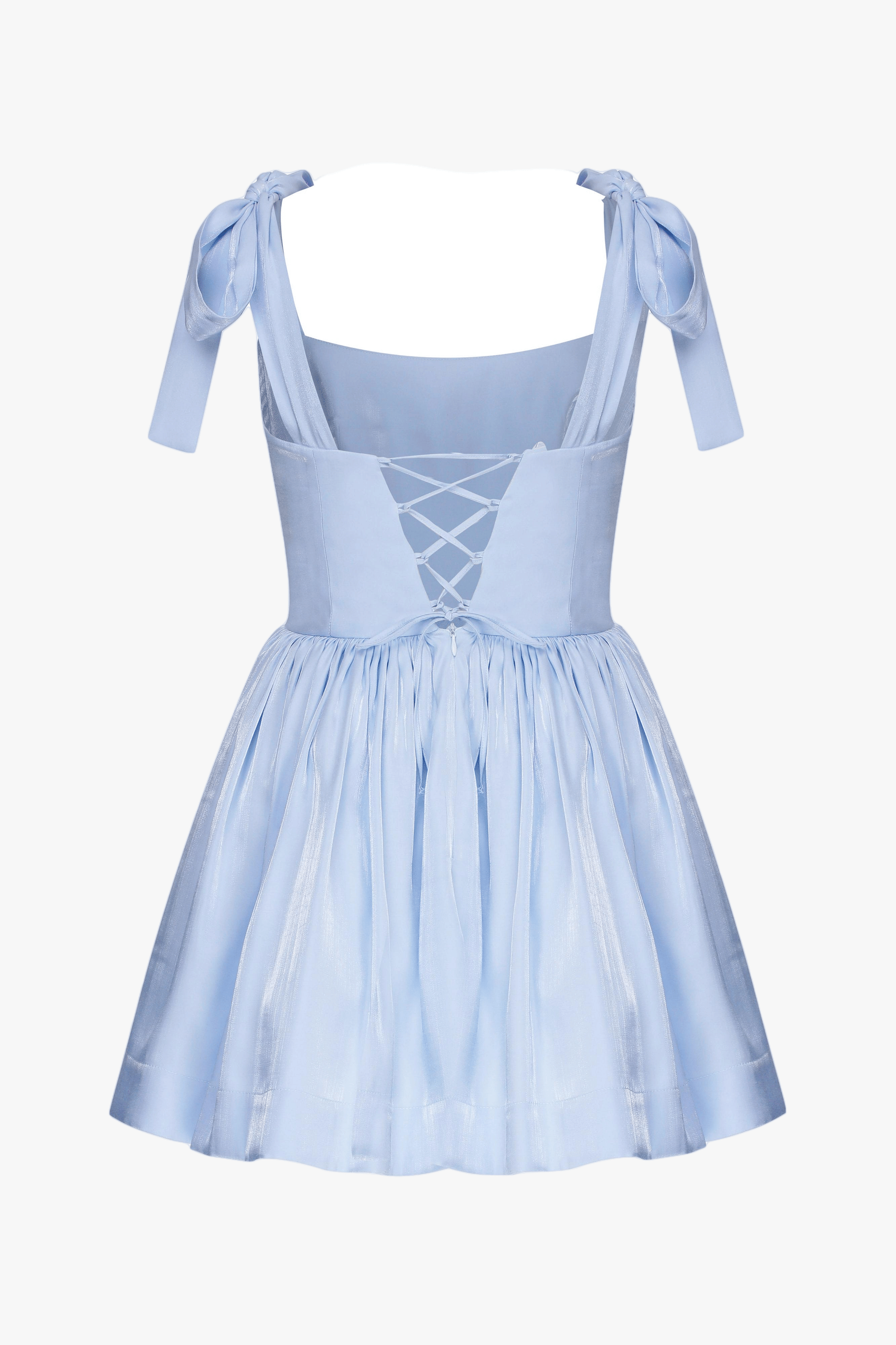 Sibby Baby Blue Dress in Blue made by Nazli Ceren