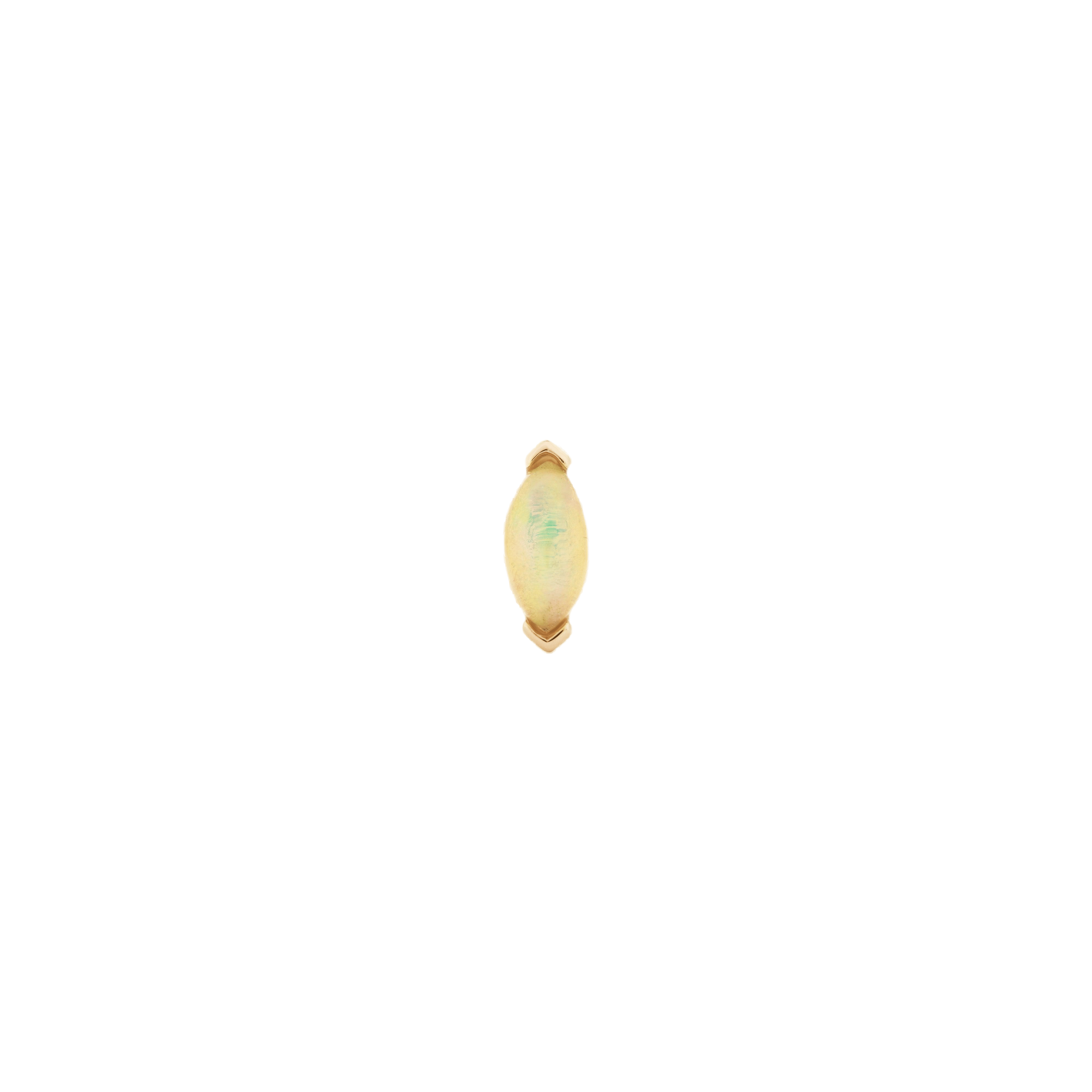 MARQUISE CUT OPAL LABRET - YELLOW GOLD made by ENNUI