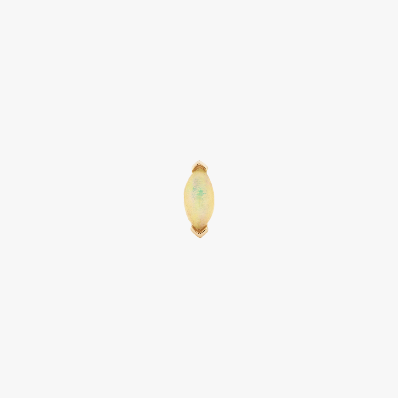 MARQUISE CUT OPAL LABRET - YELLOW GOLD made by ENNUI