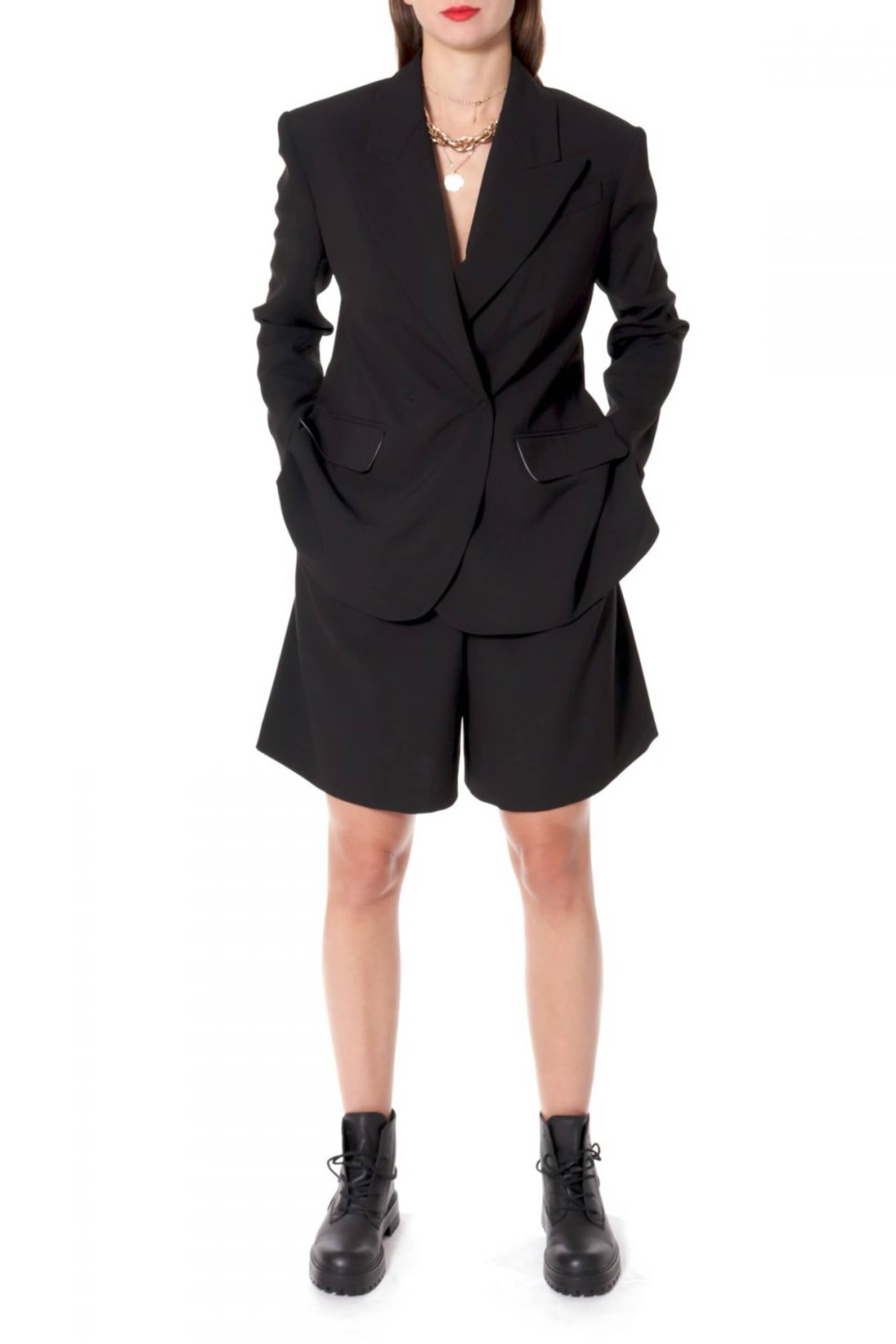Blazer Ramona Neutral Black in Black made by HALEWSKI