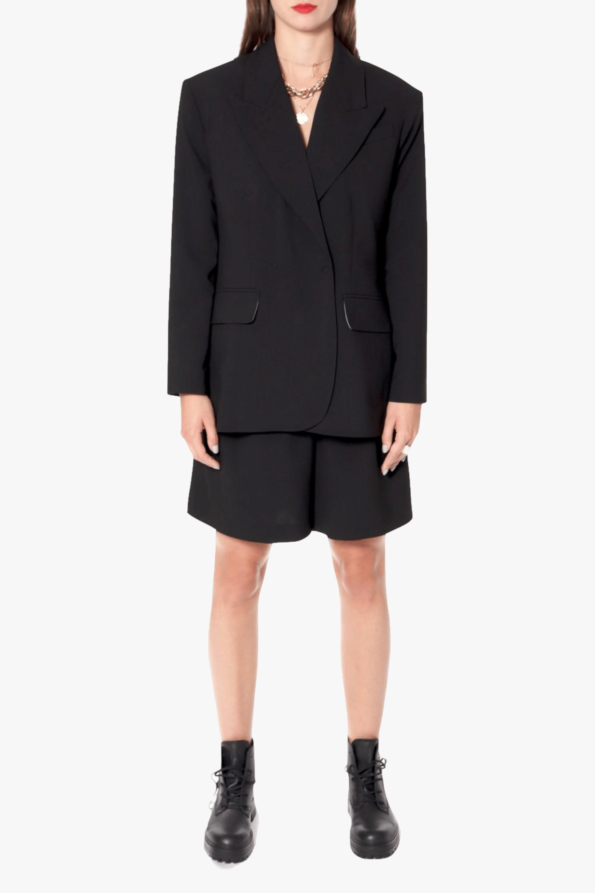 Blazer Ramona Neutral Black in Black made by HALEWSKI