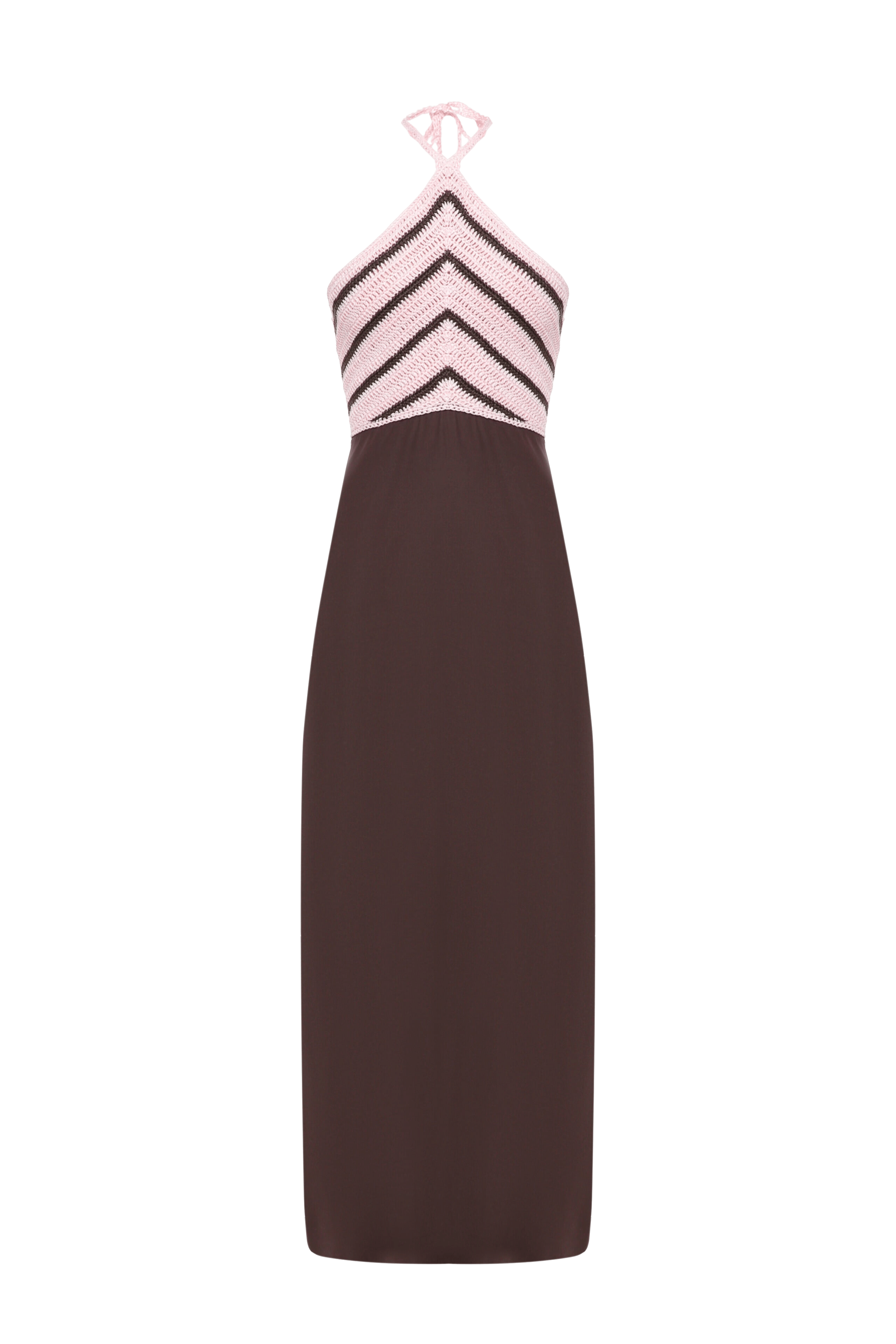 Dress with knitted top made by A.M.G