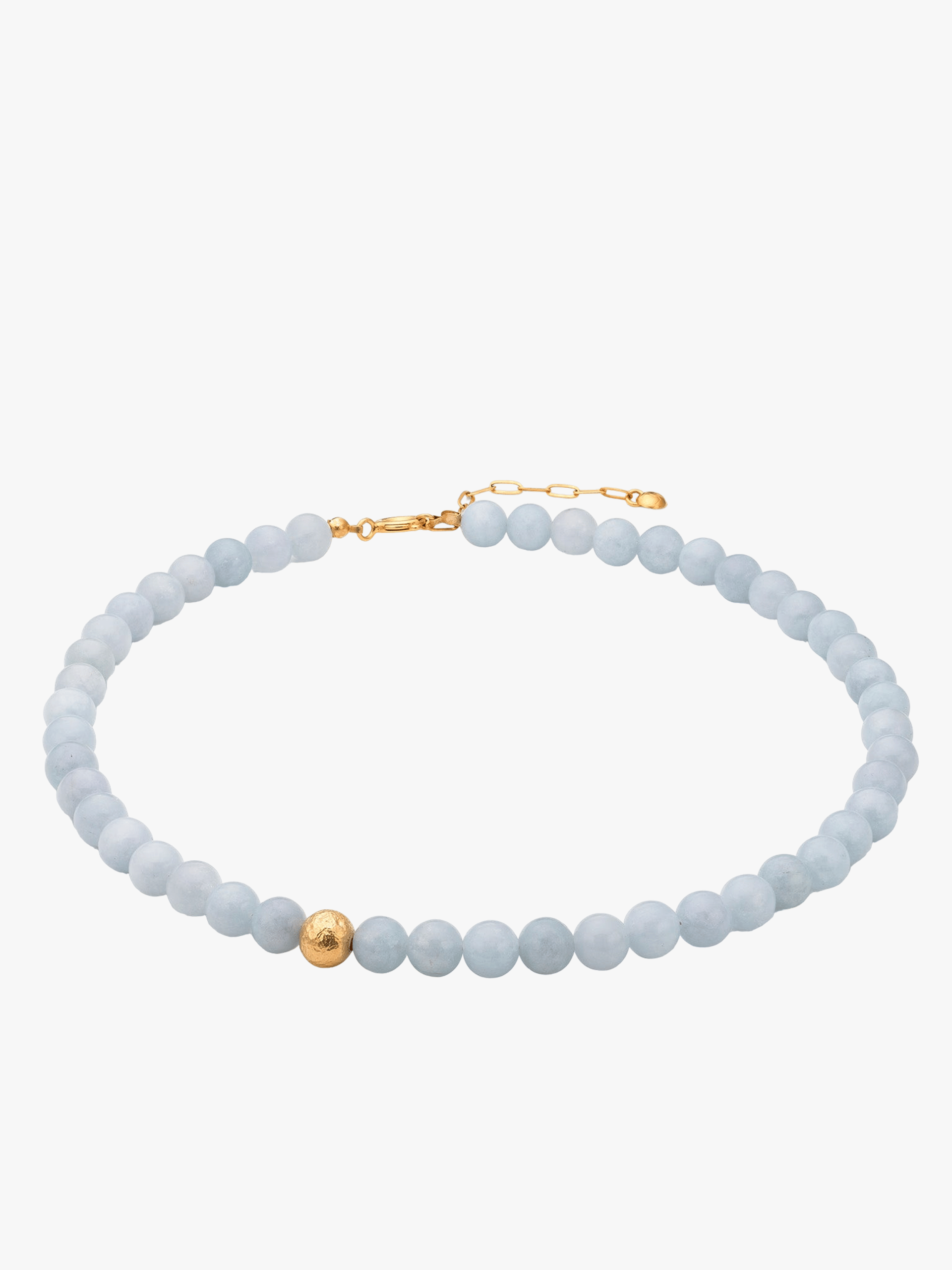 Minerals Jade Aquamarine Necklace made by Eva Remenyi