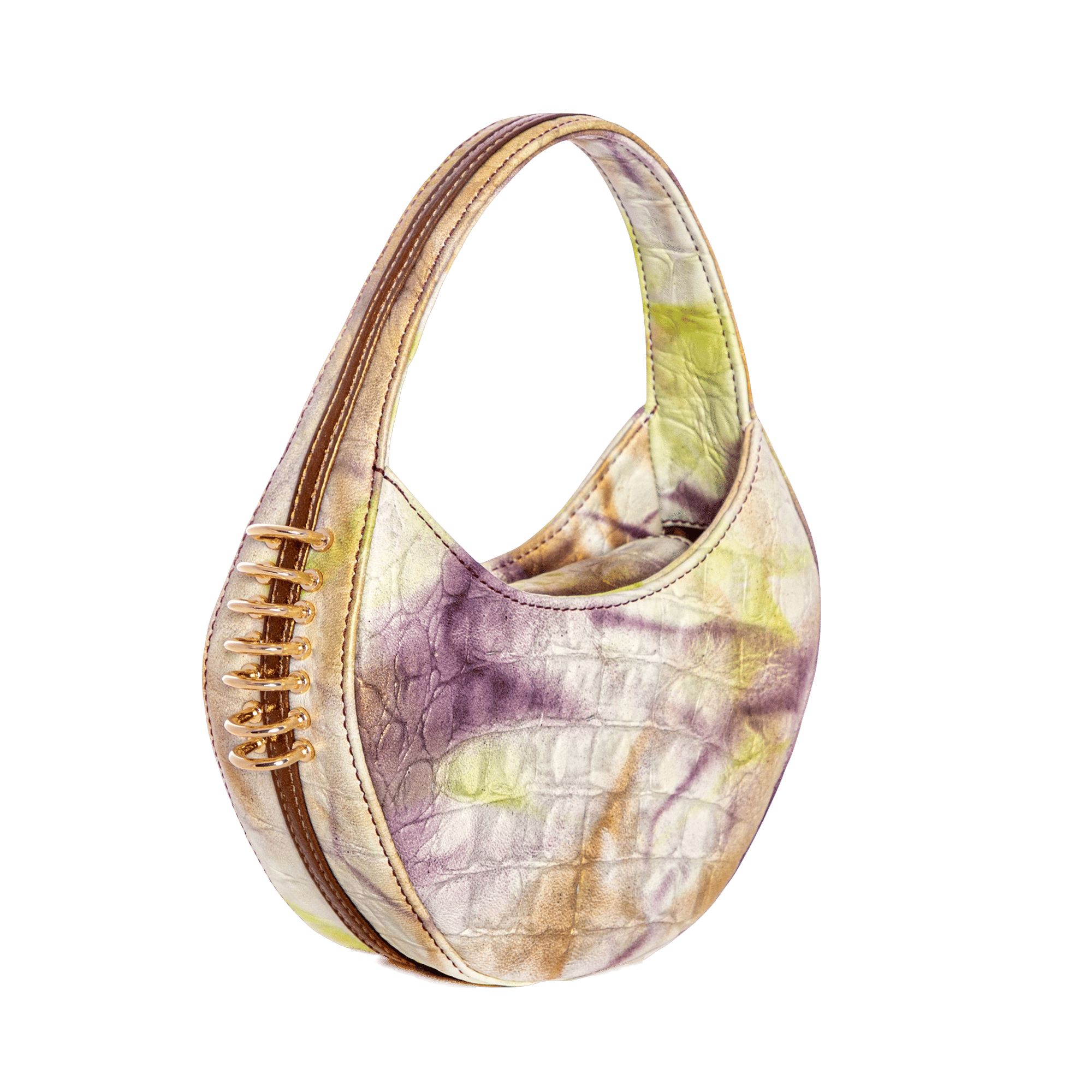 Jari'aa - Aubergine - Half Moon Bag made by ALIEL