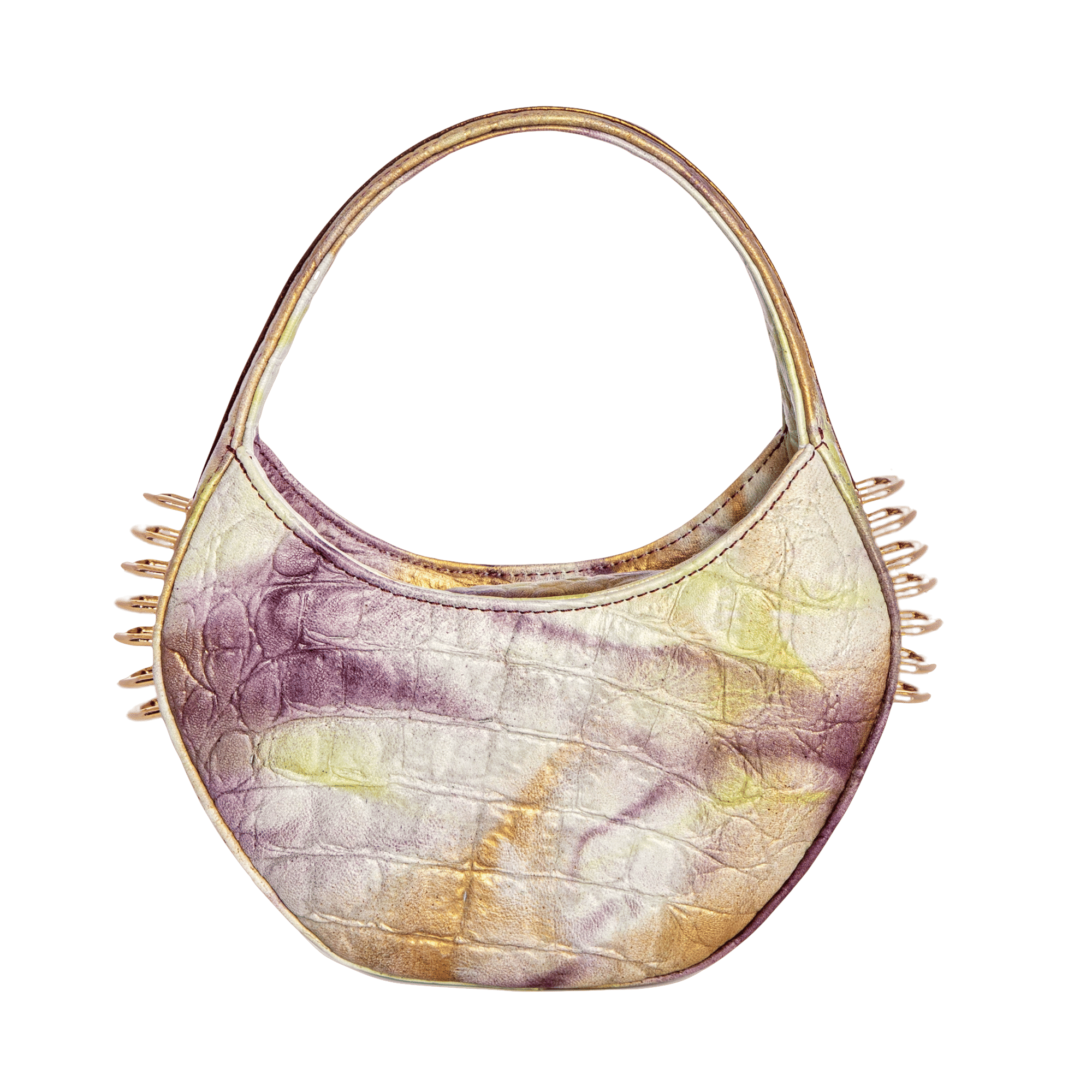 Jari'aa - Aubergine - Half Moon Bag made by ALIEL