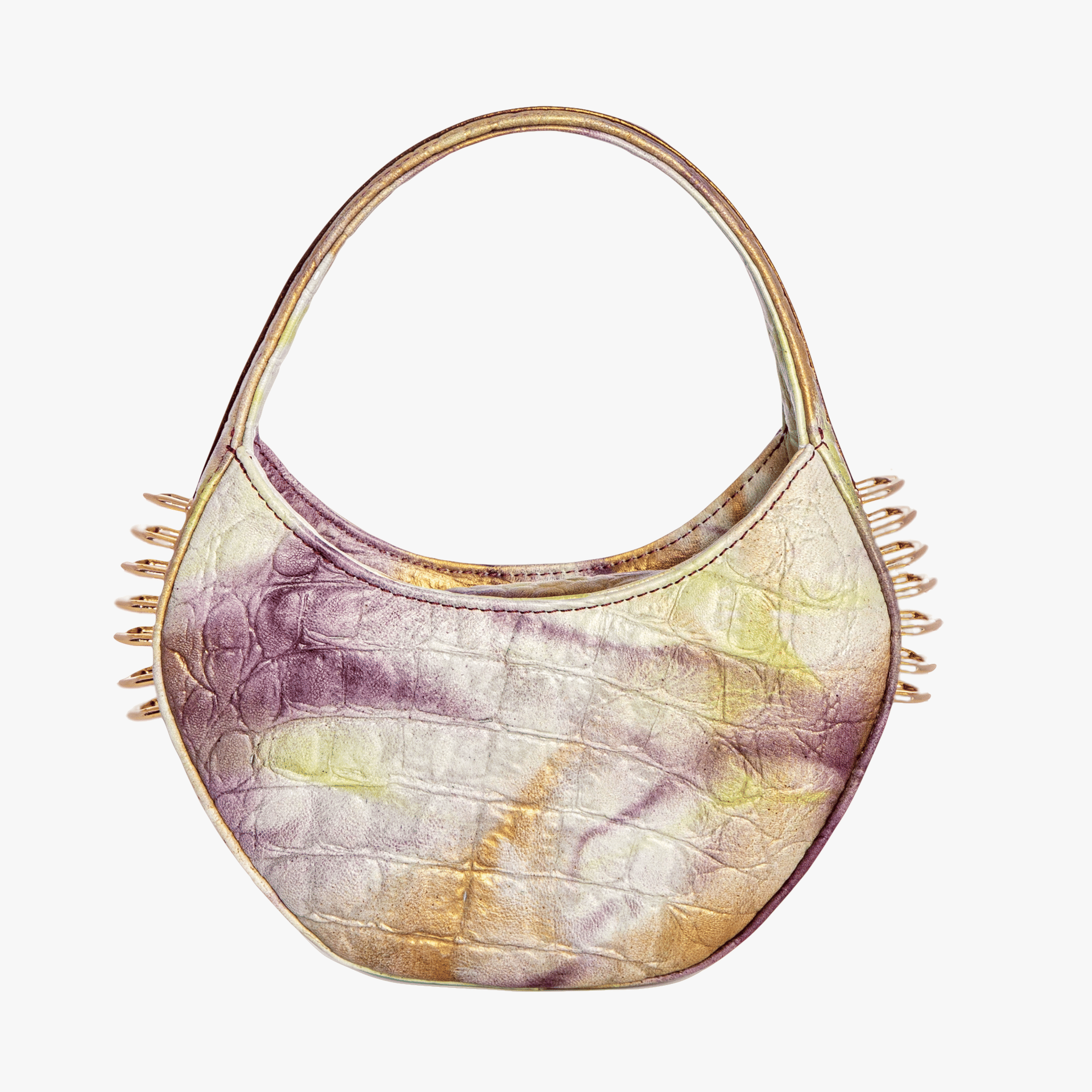 Jari'aa - Aubergine - Half Moon Bag made by ALIEL