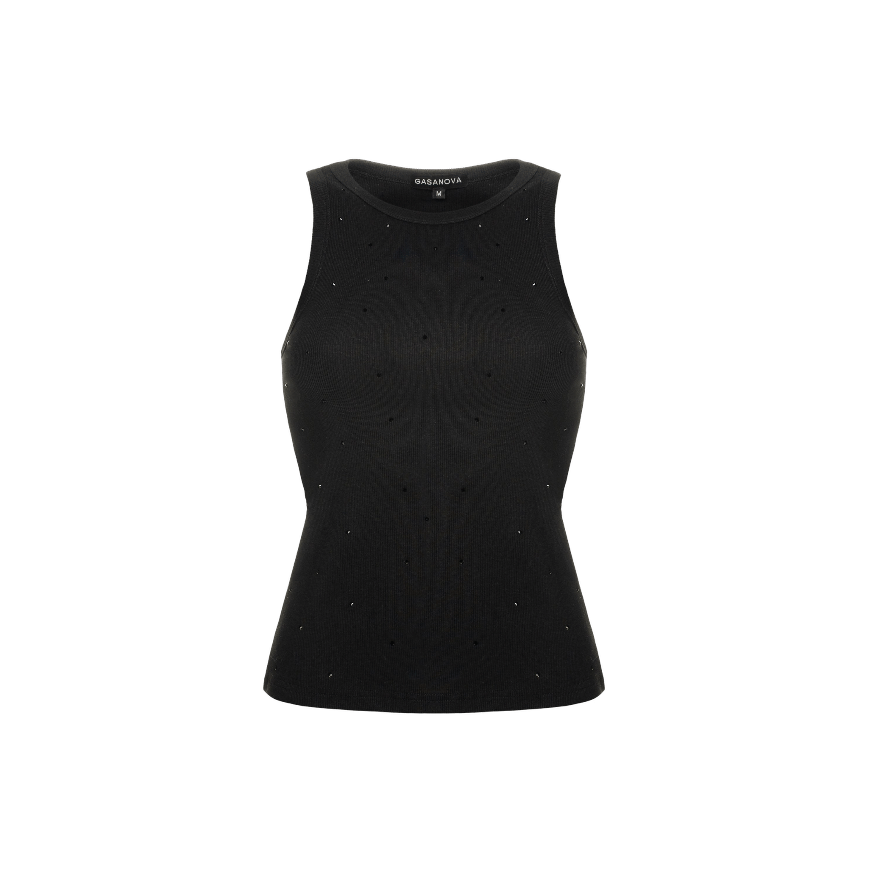 Crystal-Embellished Top made by Gasanova