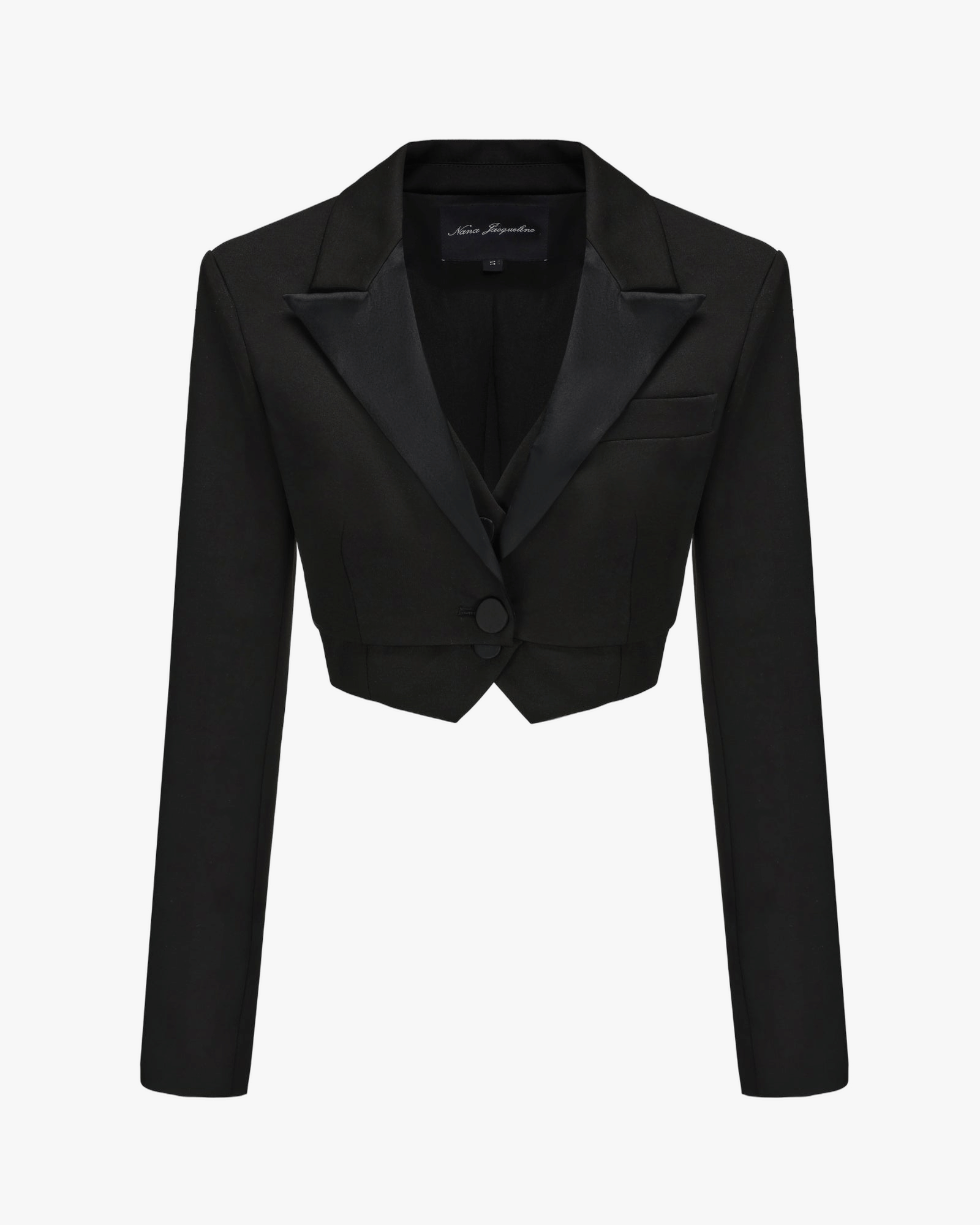 Bridget Suit Jacket (Black) made by Nana Jacqueline