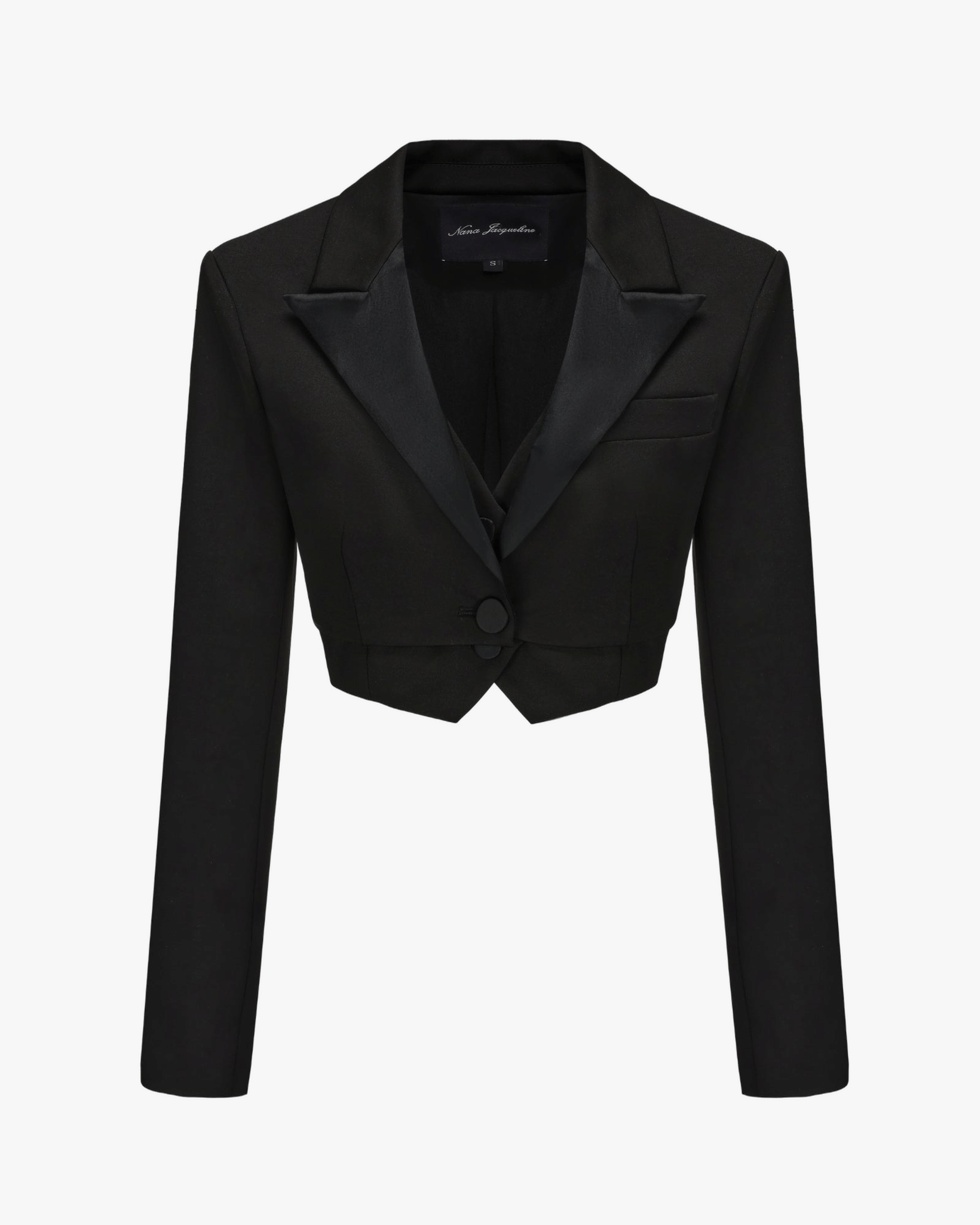 Bridget Suit Jacket (Black) made by Nana Jacqueline