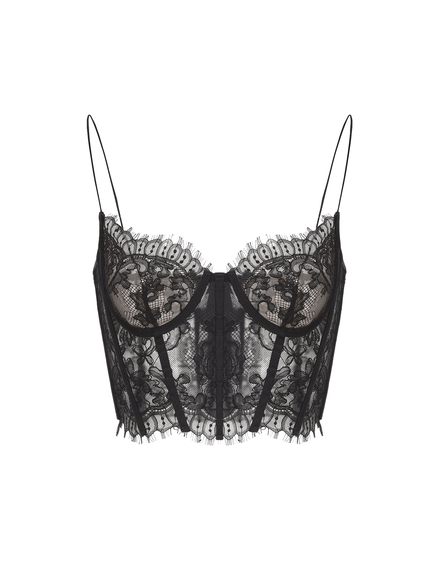 Audrina Lace Top (Black) made by Nana Jacqueline