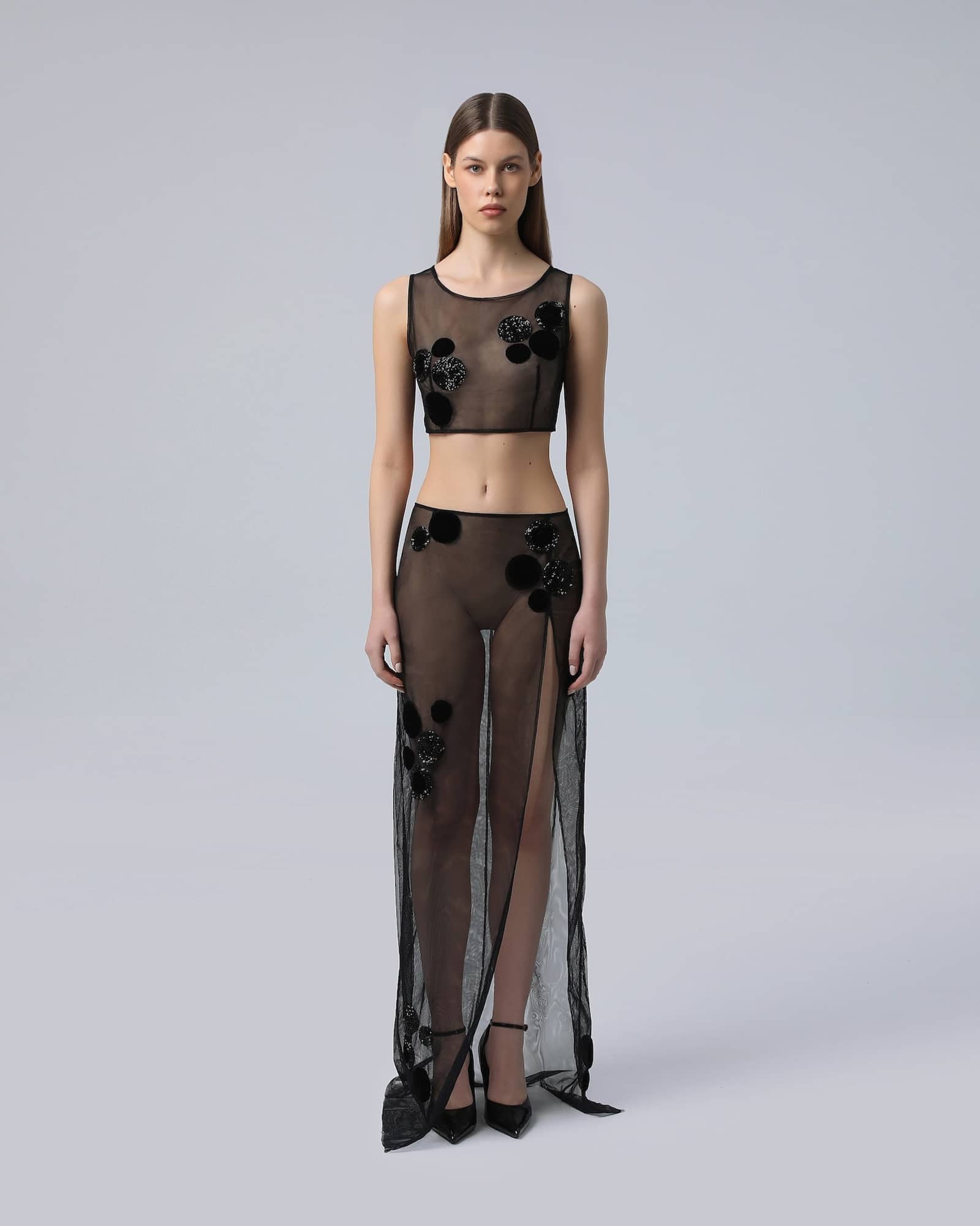 Embroidered Maxi Skirt made by NDS The Label