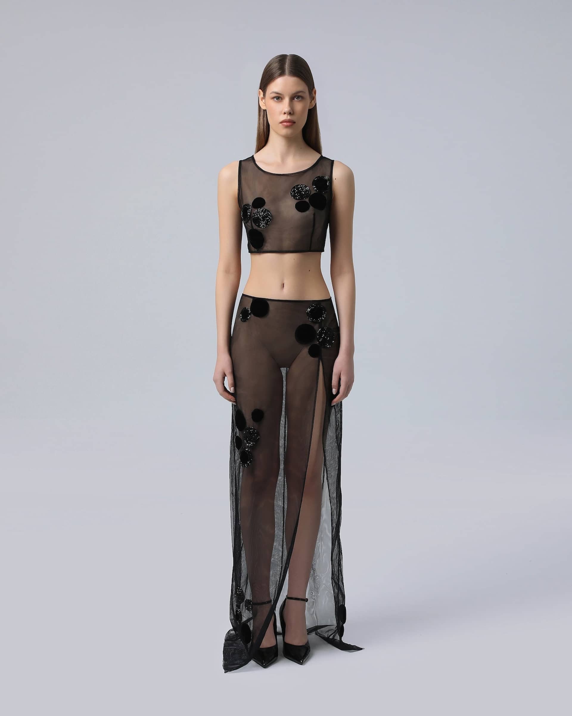 Embroidered Maxi Skirt made by NDS The Label