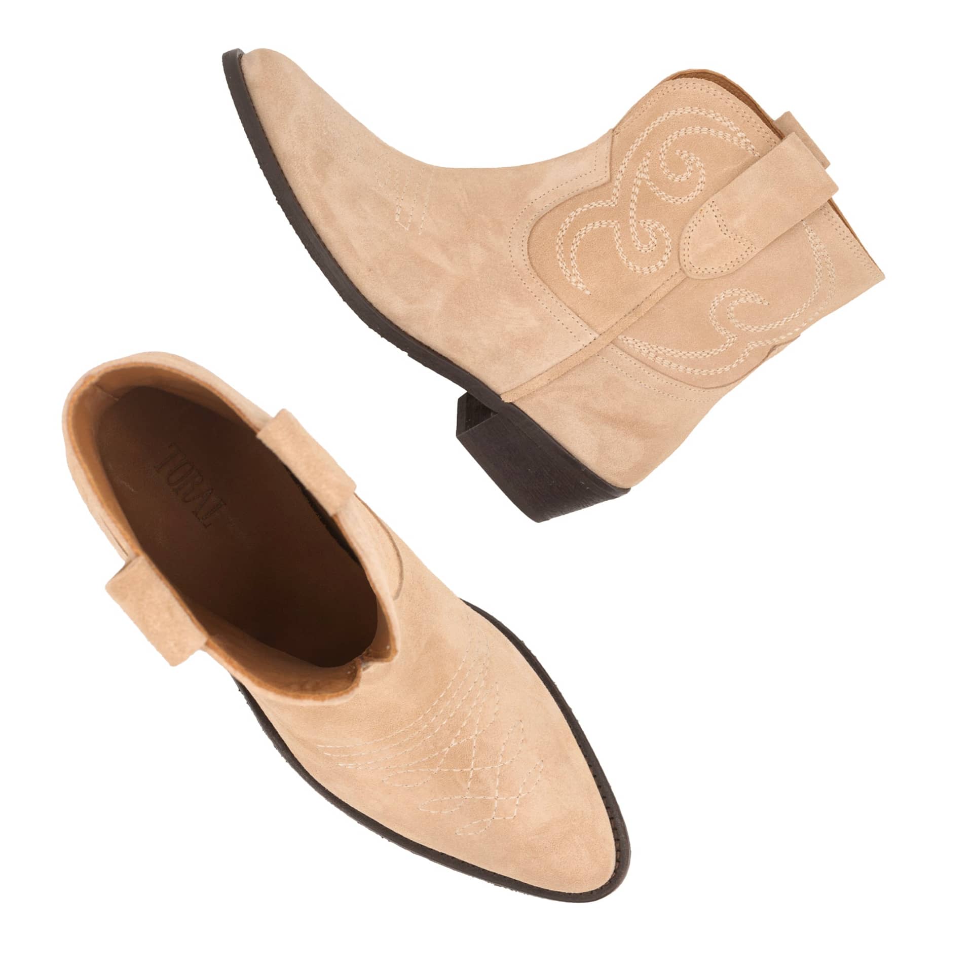 PUJA SAND ANKLE BOOTS made by Toral