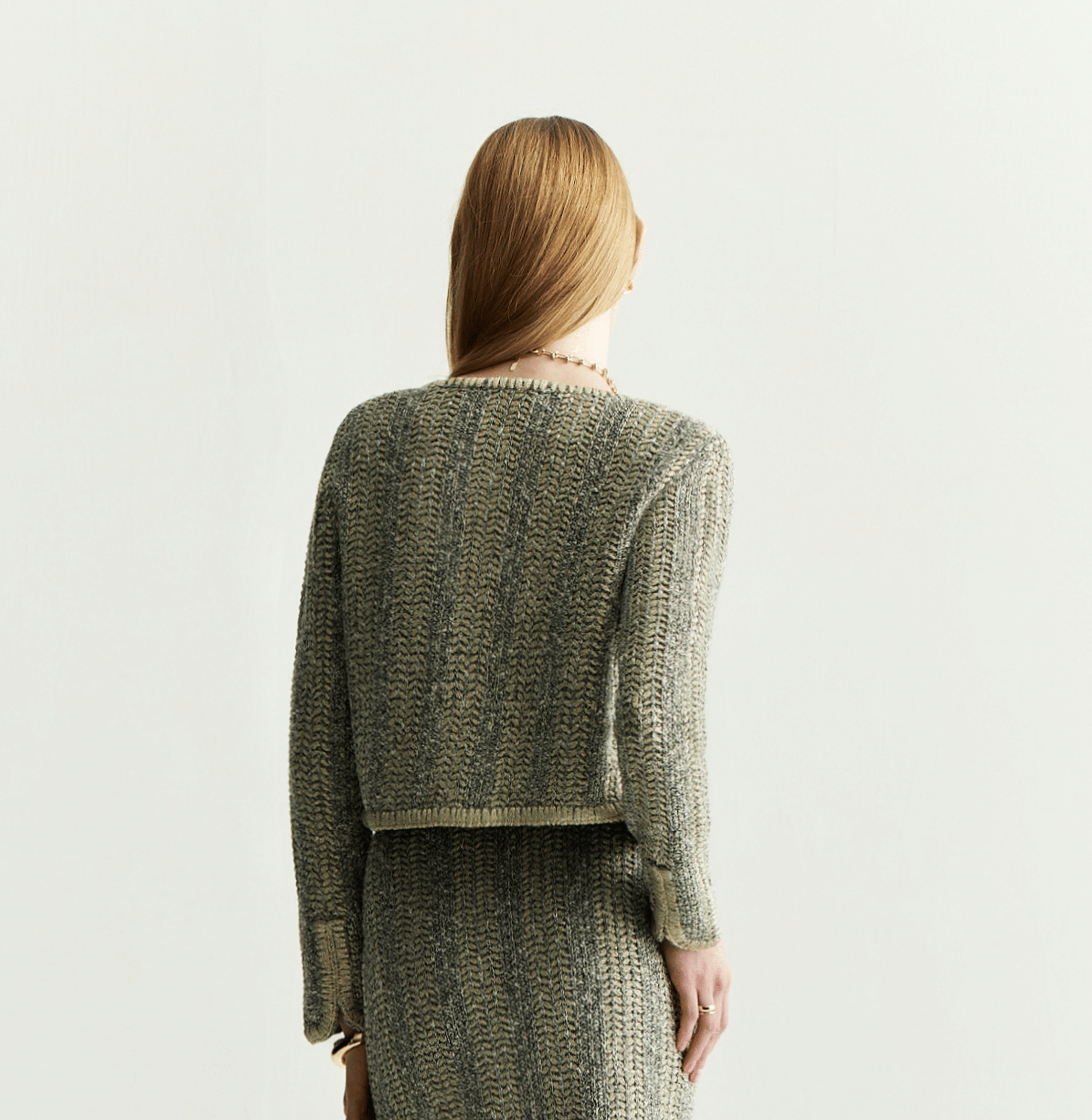 METALLIC TWEED JACKET made by CRUSH Collection