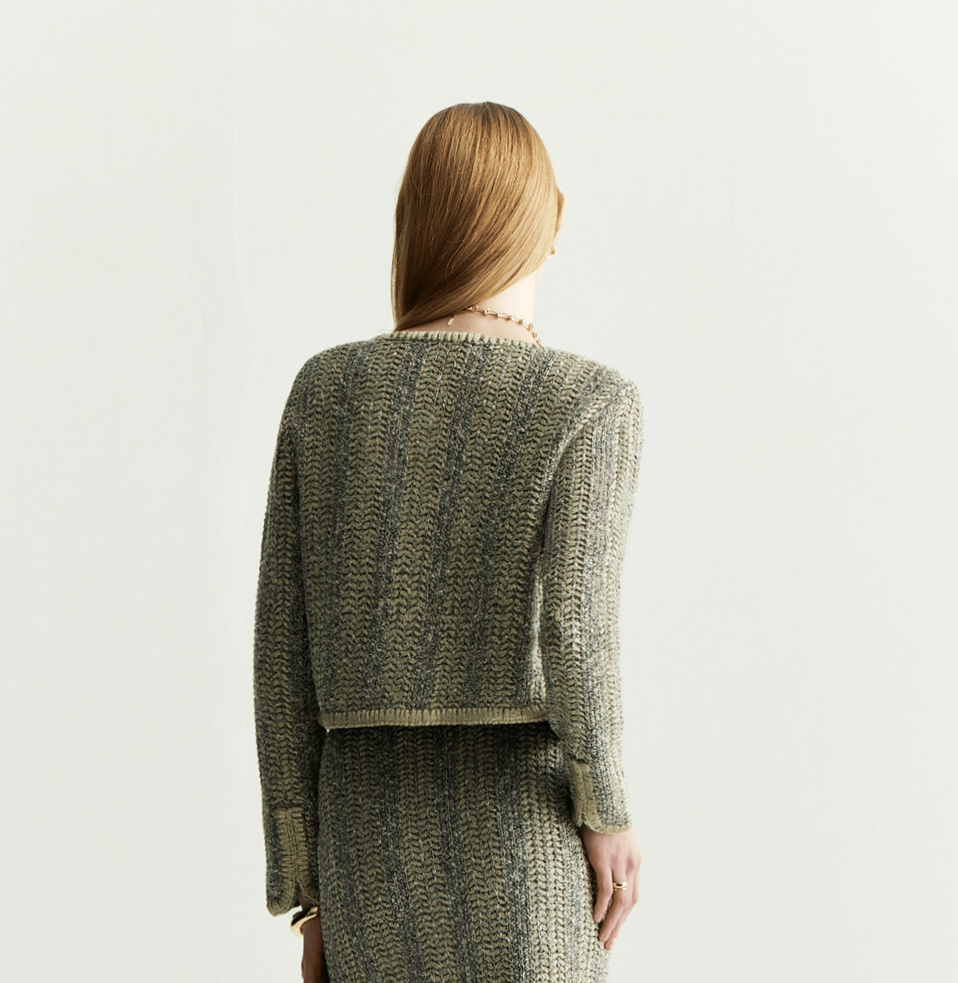 METALLIC TWEED JACKET made by CRUSH Collection