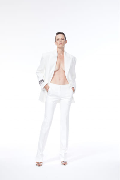 TAILORED SLIM TROUSERS made by NUÉ