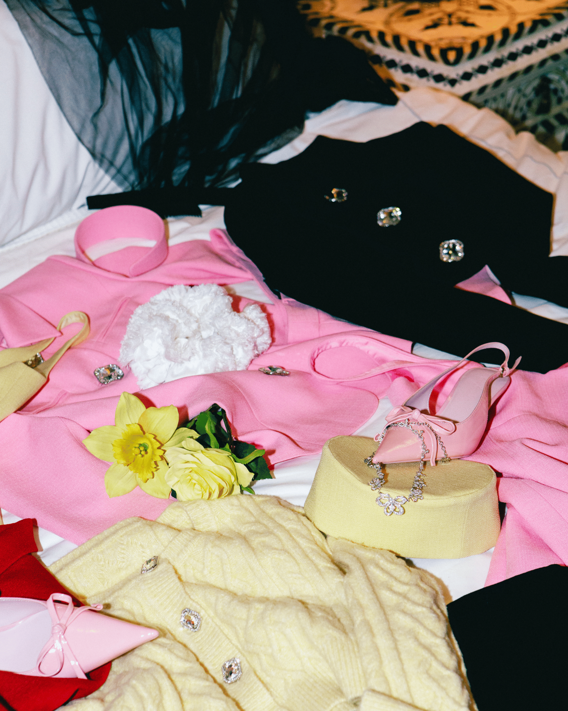 Tatiana Crop Blazer (Black) made by Nana Jacqueline