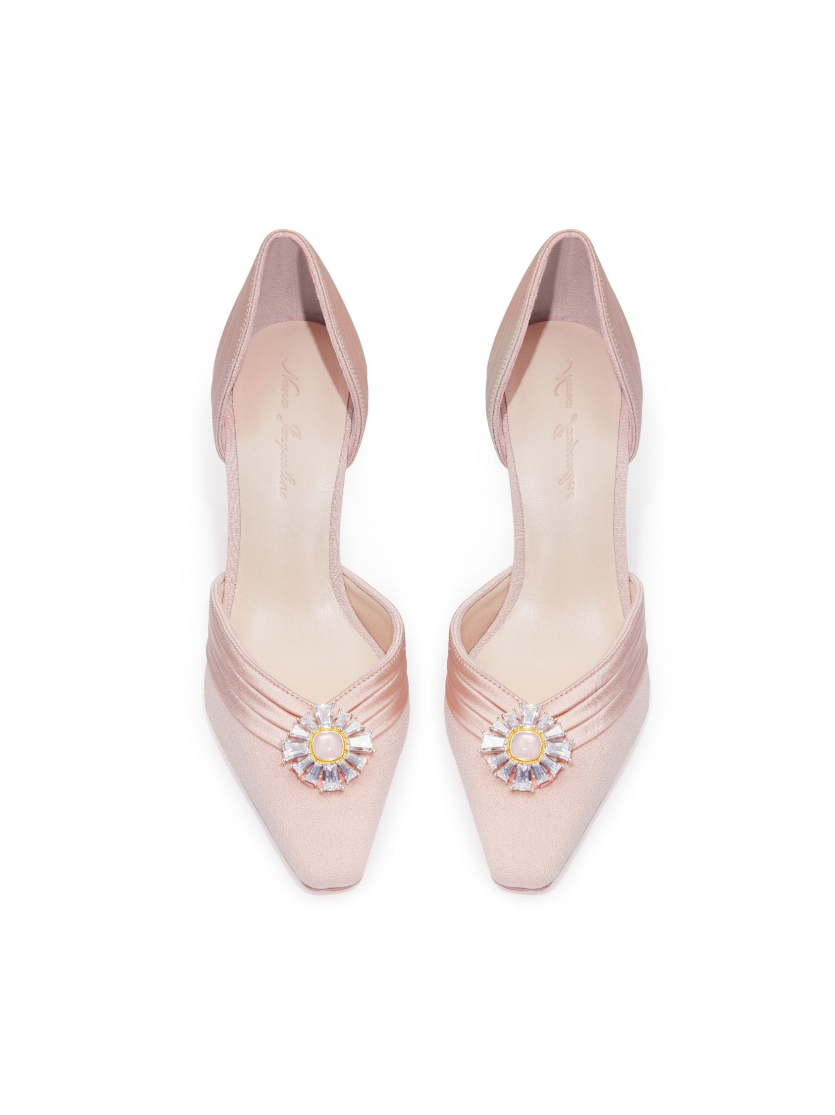 Diana Diamond Heels (Pink) (Final Sale) in Pink made by Nana Jacqueline