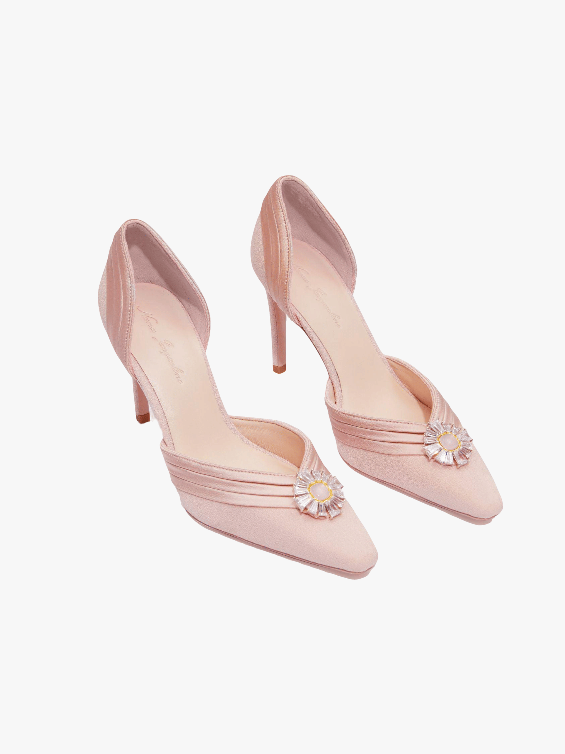 Diana Diamond Heels (Pink) (Final Sale) in Pink made by Nana Jacqueline